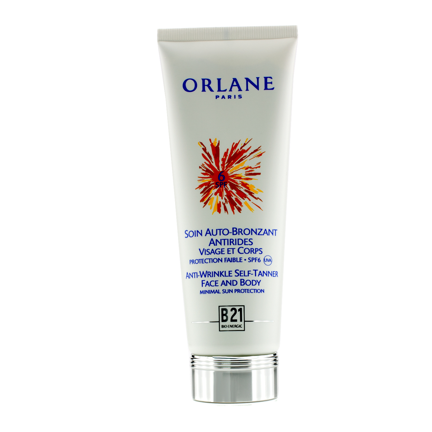 Orlane B21 Anti-Wrinkle Self-Tanner Бетке ж/е Денеге Арналған Күтім SPF 6 125ml/4.2oz