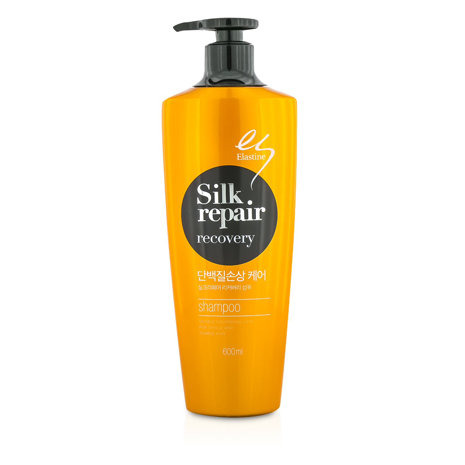 Elastine Silk Repair Recovery Damage Nourishing Care Shampoo (For Tangle and Coarse Hair) 600ml/20.29oz