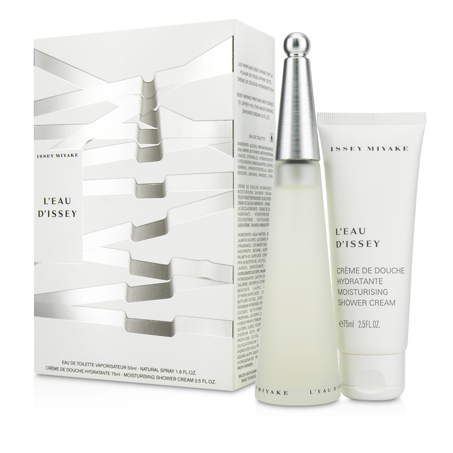 Issey Miyake L'Eau D'Issey Coffret: Eau De Toilette Spray 50ml/1.6oz + Shower Gel 75ml/2.5oz 2pcs