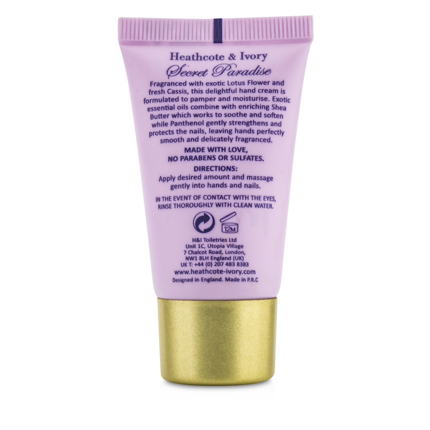 Heathcote & Ivory Secret Paradise Hand Cream 30ml/1.01oz