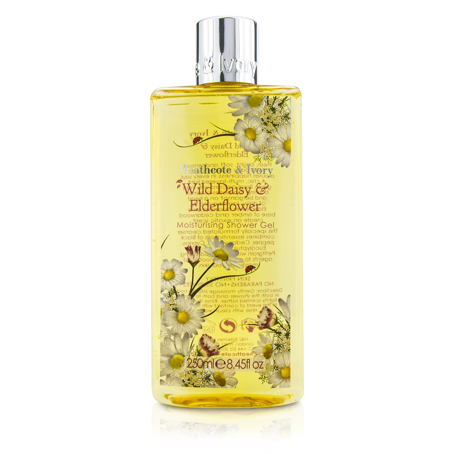 Heathcote & Ivory Wild Daisy & Elderflower Moisturising Shower Gel 250ml/8.45oz