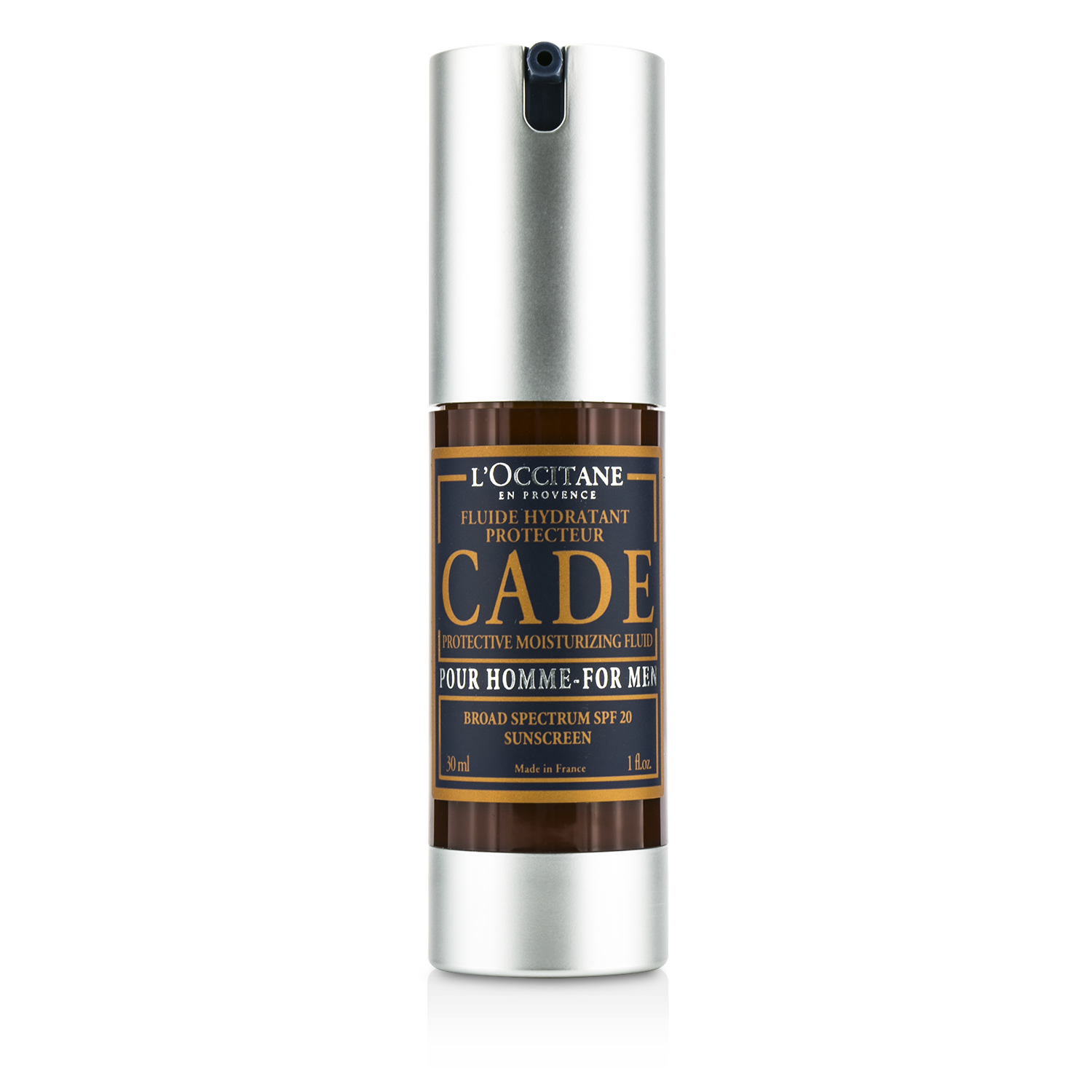 L'Occitane سائل مرطب واقٍ واسع الطيف Cade For Men SPF 20 30ml/1oz