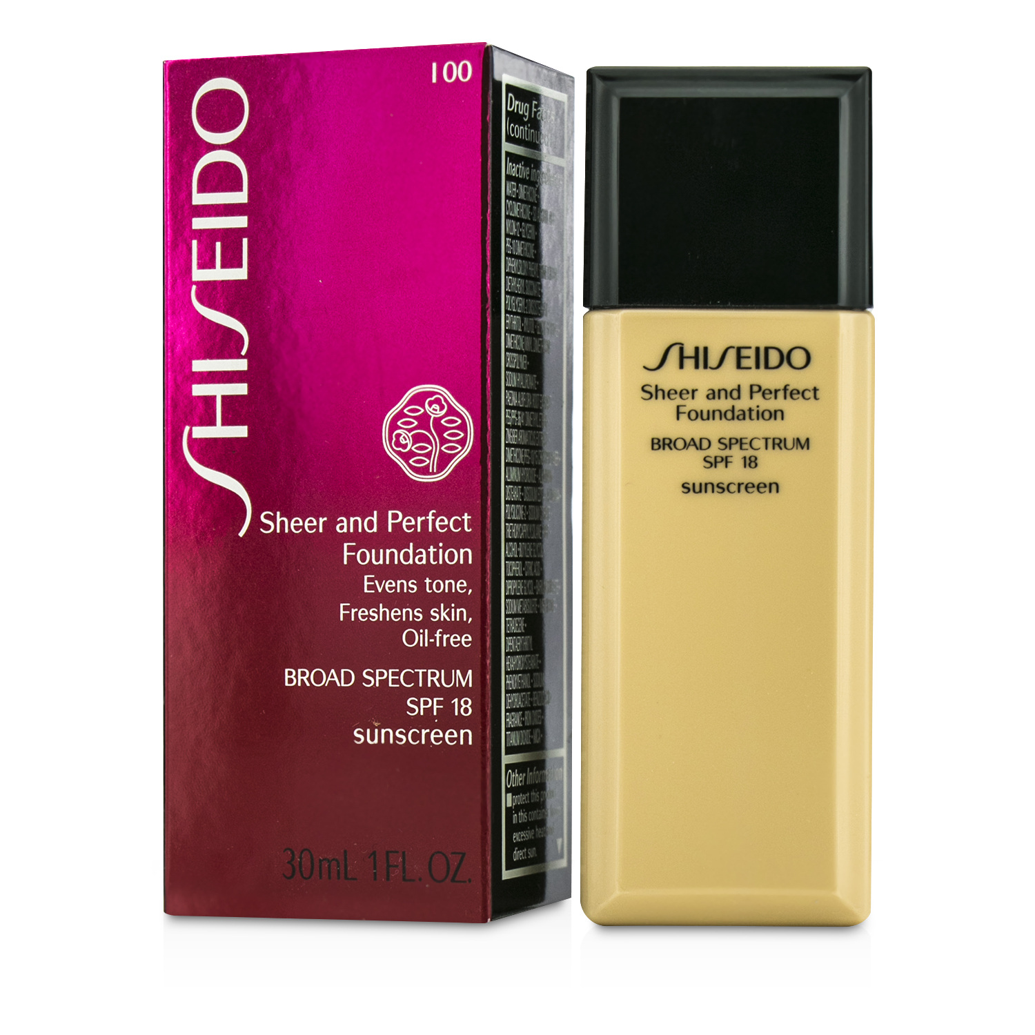 Shiseido Sheer & Perfect Foundation SPF 18 30ml/1oz