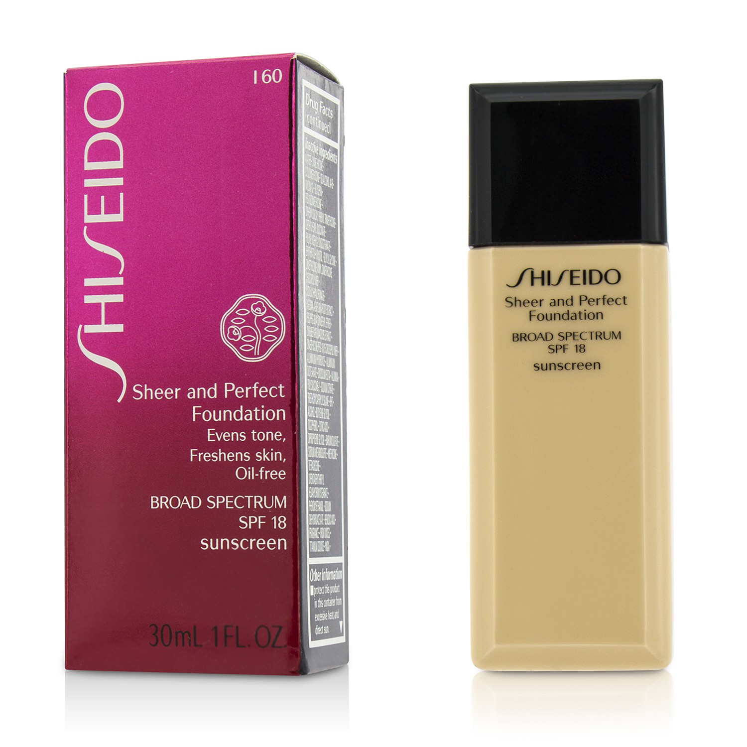 Shiseido Sheer & Perfect Foundation SPF 18 30ml/1oz