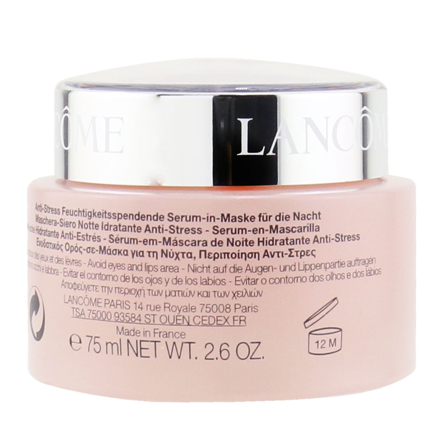 Lancome Hydra Zen Masque Anti-Stress Moisturising Overnight Serum-In-Mask 75ml/2.5oz