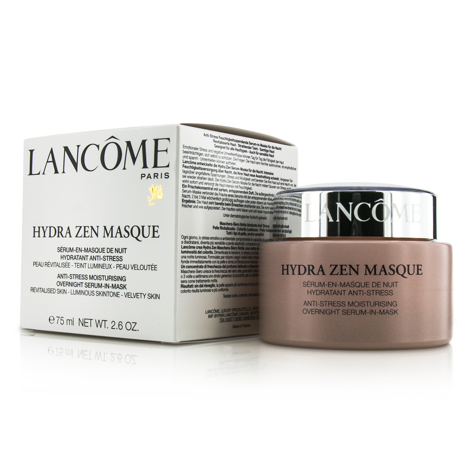 랑콤 Lancome 하이드라 젠 마스크 안티-스트레스 모이스처라이징 오버나이트 세럼-인-마스크 75ml/2.5oz