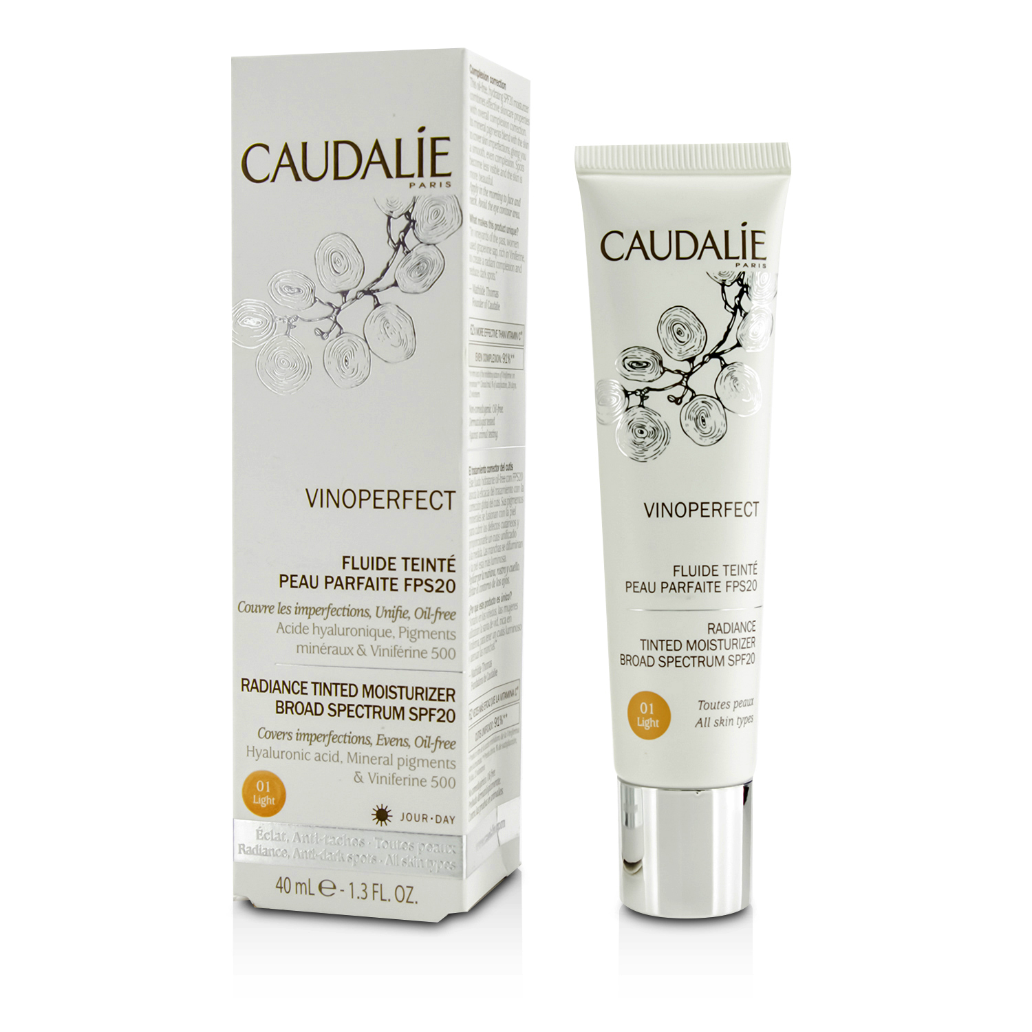 欧缇丽 Caudalie 臻美焕白润色乳SPF20 40ml/1.3oz