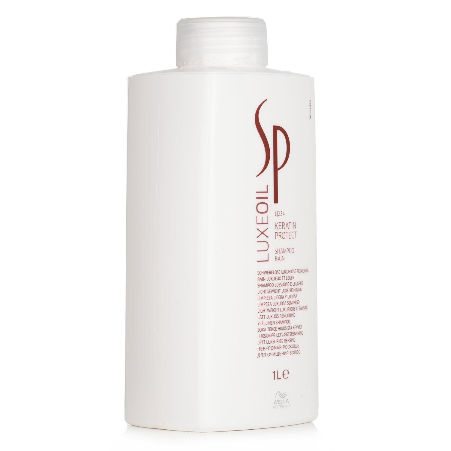 Wella شامبو واقي بالكيراتين SPF Luxe Oil (لتنظيف فاخر خفيف) 1000ml/33.8oz