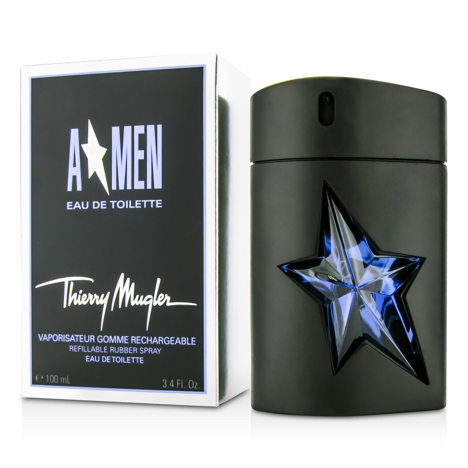 Thierry Mugler (Mugler) A*Men Gomme Rubber Flask Eau De Toilette Refillable Spray 100ml/3.4oz