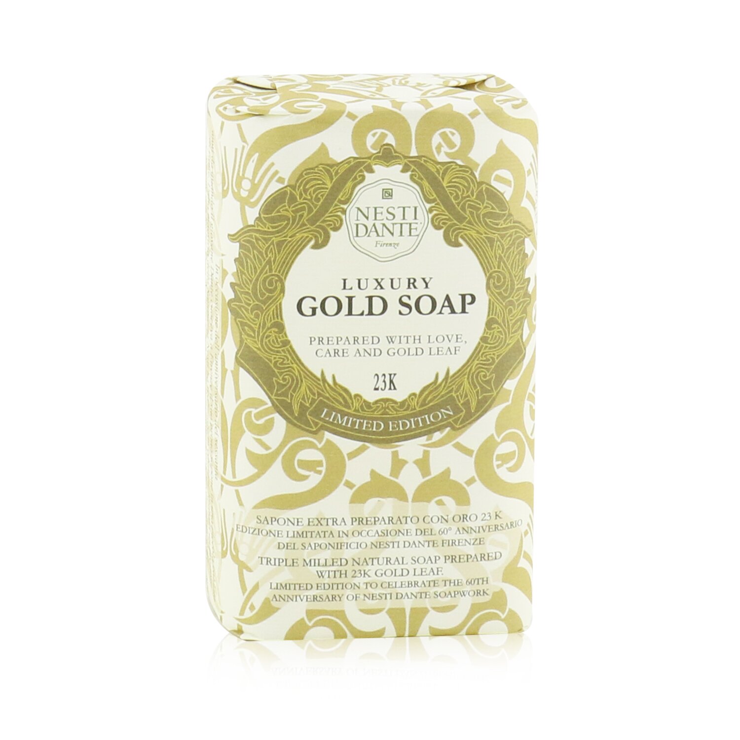 Nesti Dante 60 Anniversary Luxury Gold Soap With Gold Leaf (Limited Edition) 250g/8.8oz