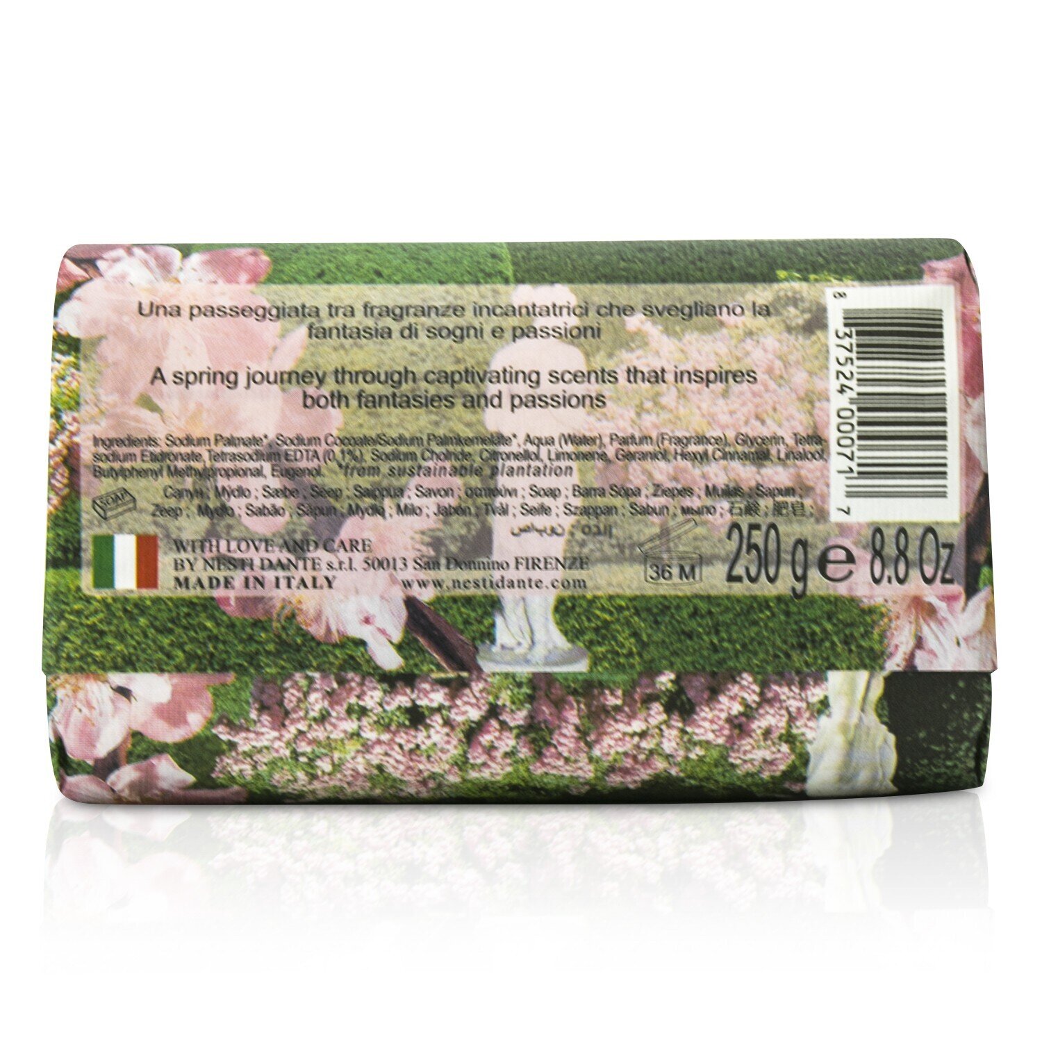 Nesti Dante Emozioni In Toscana Natural Soap - Garden In Bloom 250g/8.8oz