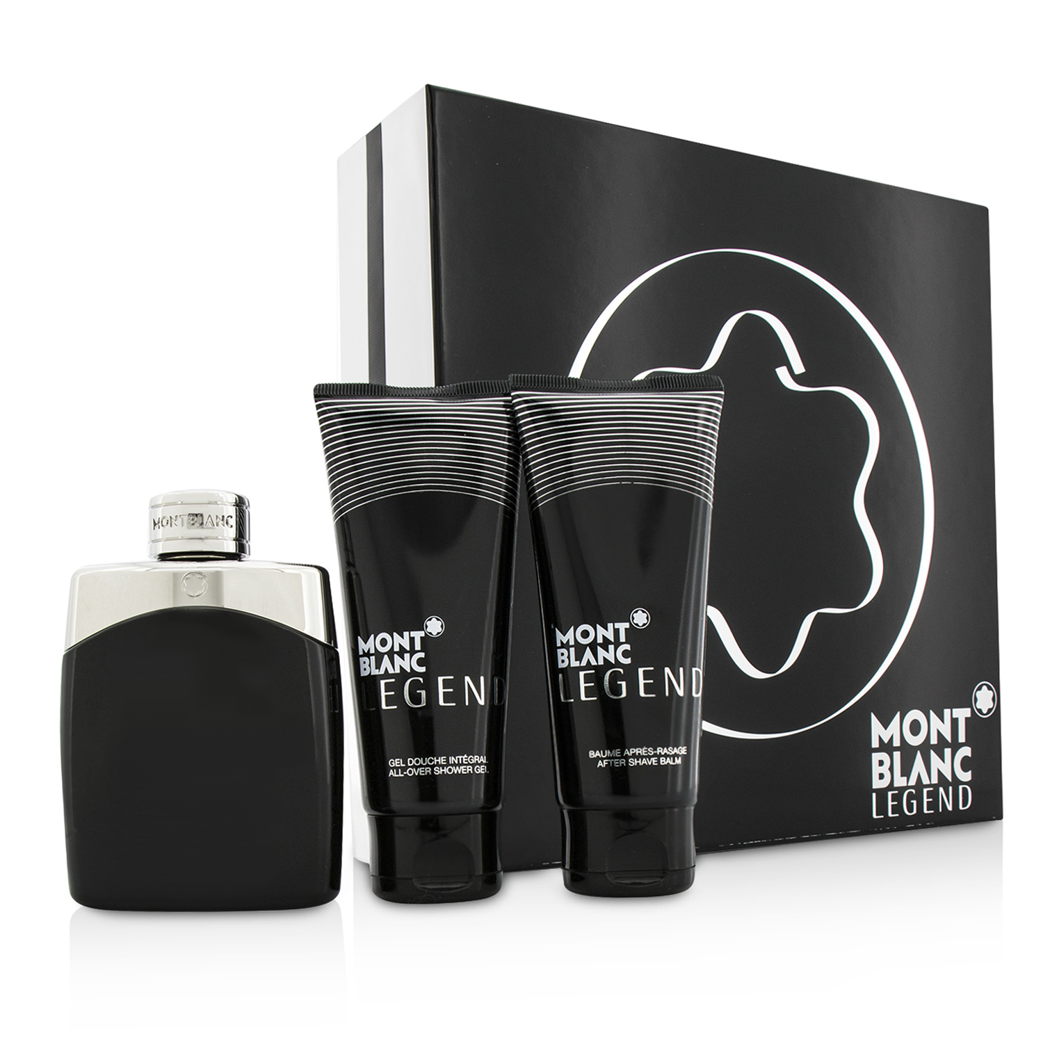 Montblanc Legend Coffret: Eau De Toilette Spray 100ml/3.3oz + After Shave Balm 100ml/3.3oz + All-Over Shower Gel 100ml/3.3oz 3pcs