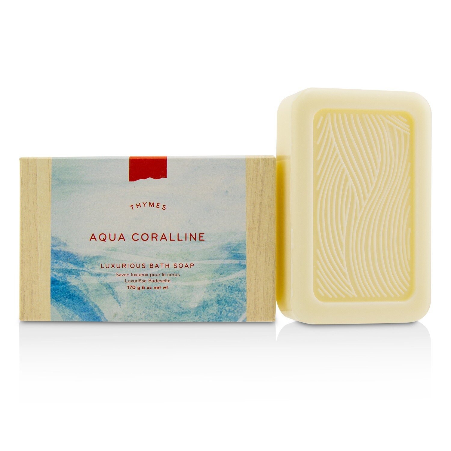 Thymes Aqua Coralline Luxurious Bath Soap 170g/6oz