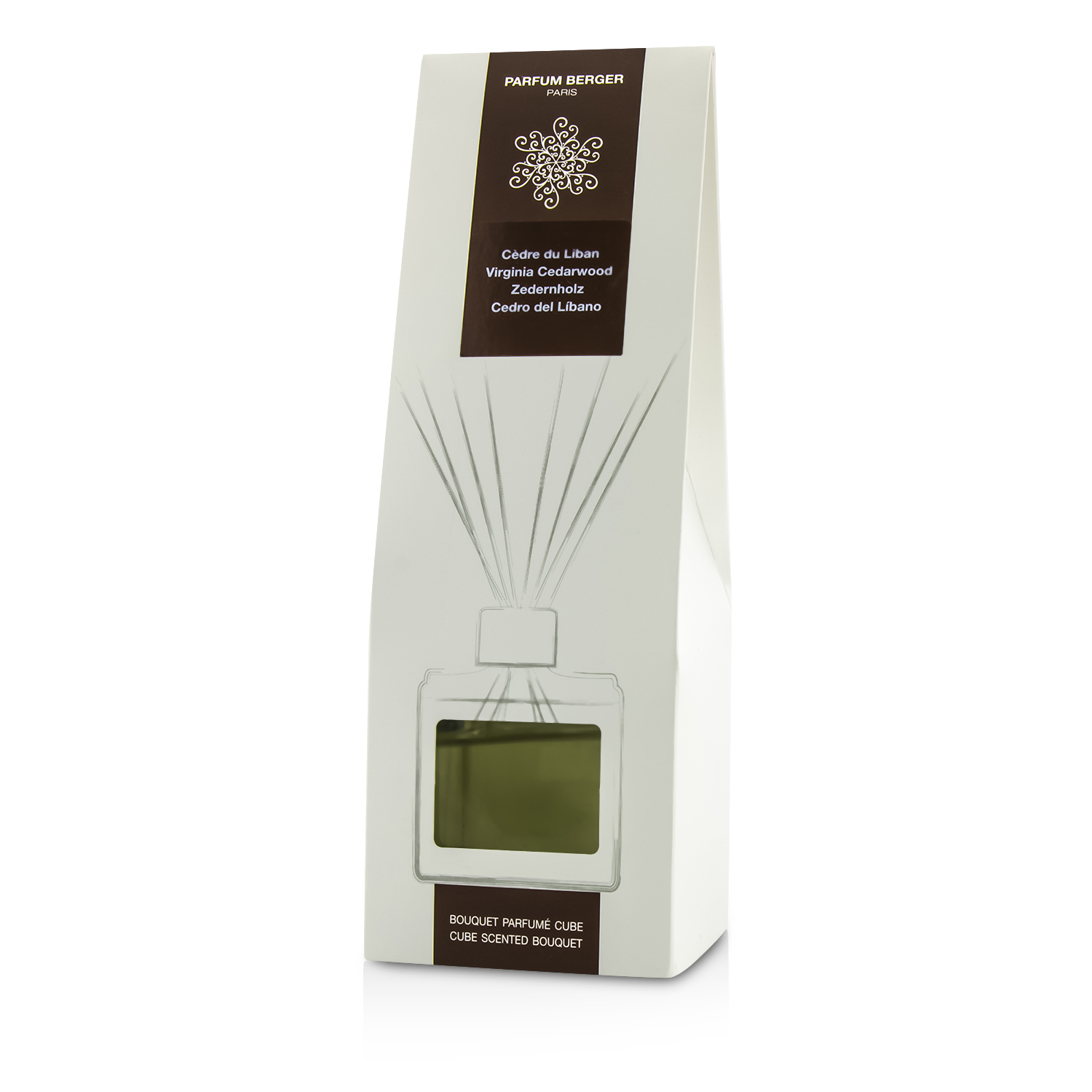 Lampe Berger (Maison Berger Paris) Cube Scented Bouquet - Virginia Cedarwood 125ml/4.2oz