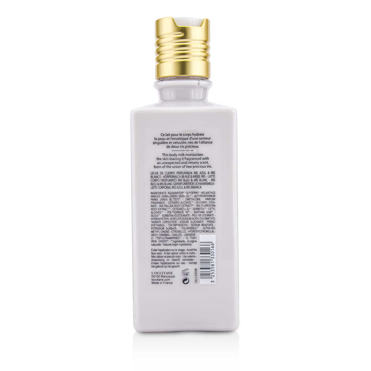 L'Occitane Iris Bleu & Iris Blanc Body Milk 250ml/8.4oz