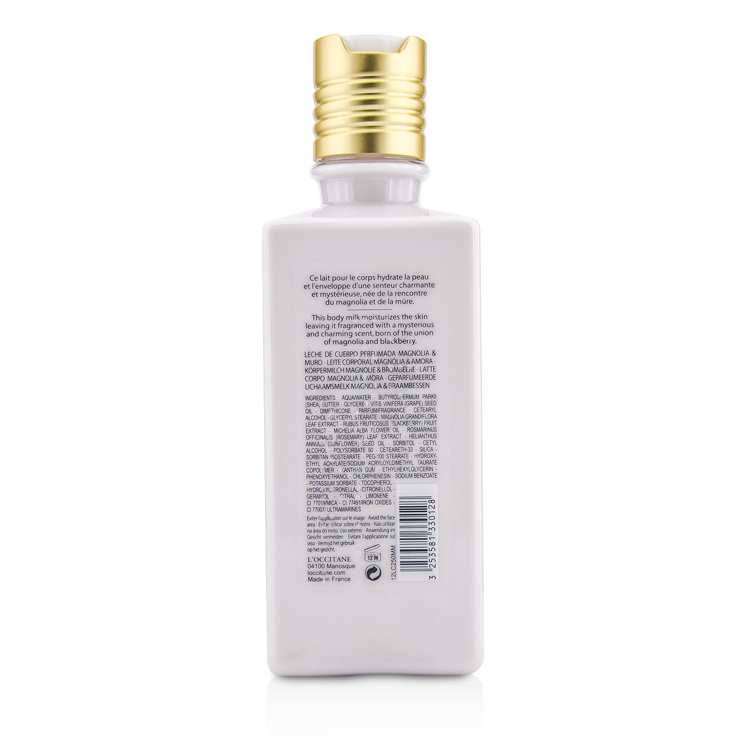 L'Occitane Magnolia & Mure Body Milk 250ml/8.4oz