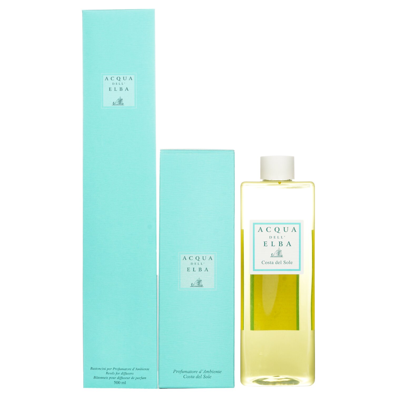 Acqua Dell'Elba معطر جو منزلي (عبوة احتياطية) - Costa Del Sole 500ml/17oz