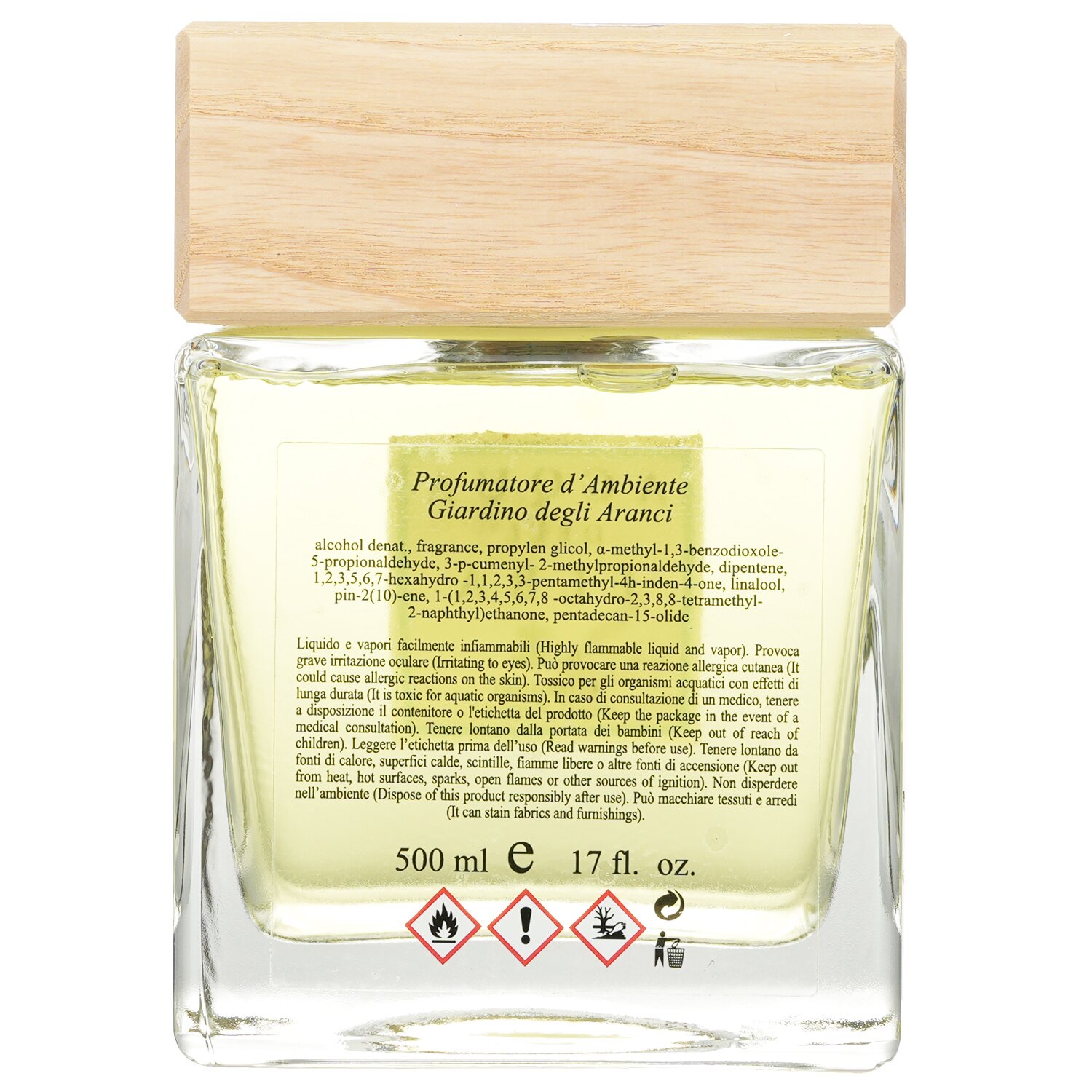 Acqua Dell'Elba Home Fragrance Diffuser - Pengharum Ruangan - Giardino Degli Aranci 500ml/17oz