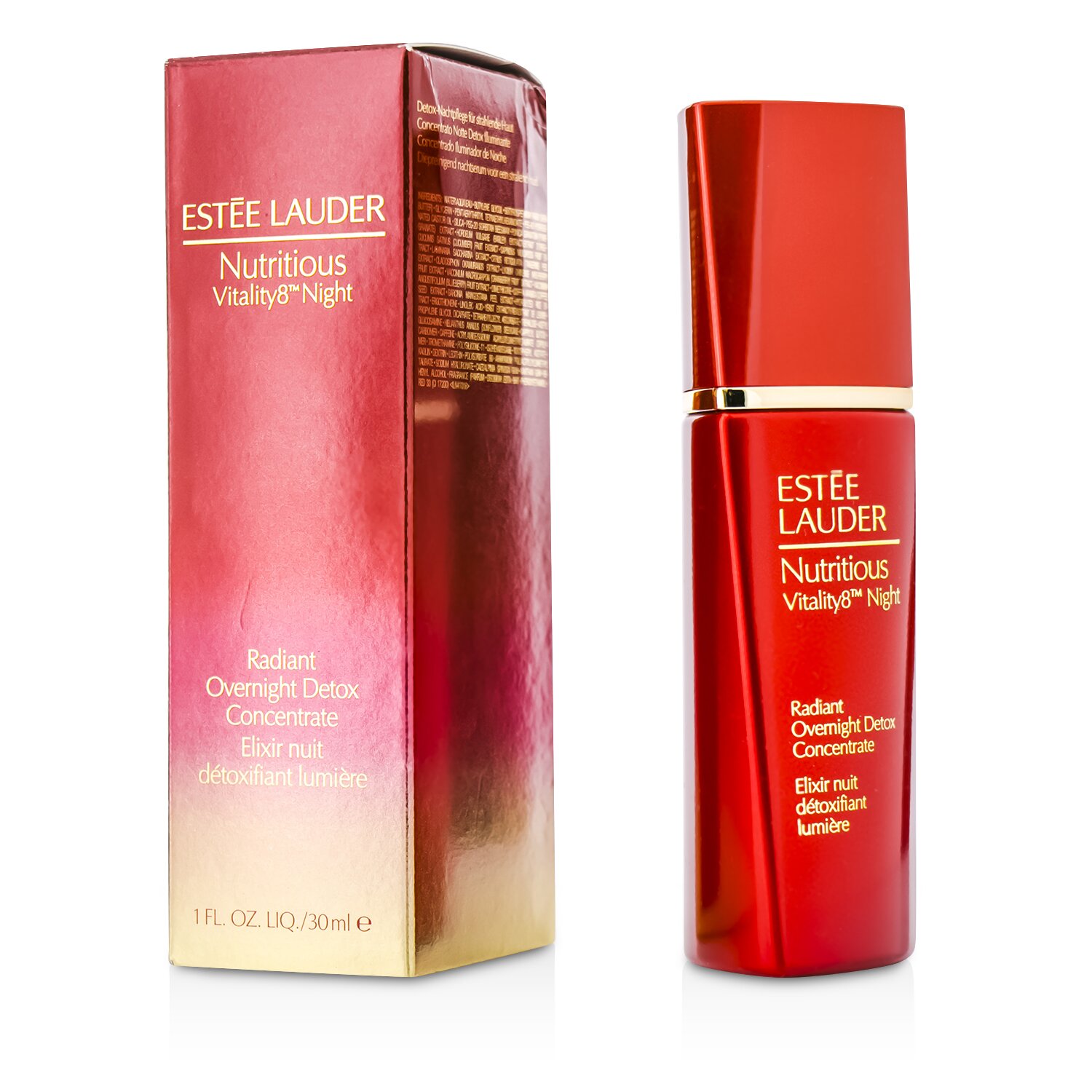 エスティ ローダー Estee Lauder ニュートリシャス バイタリティ8 ラディアント オーバーナイト デトックスコンセントレート 30ml/1oz