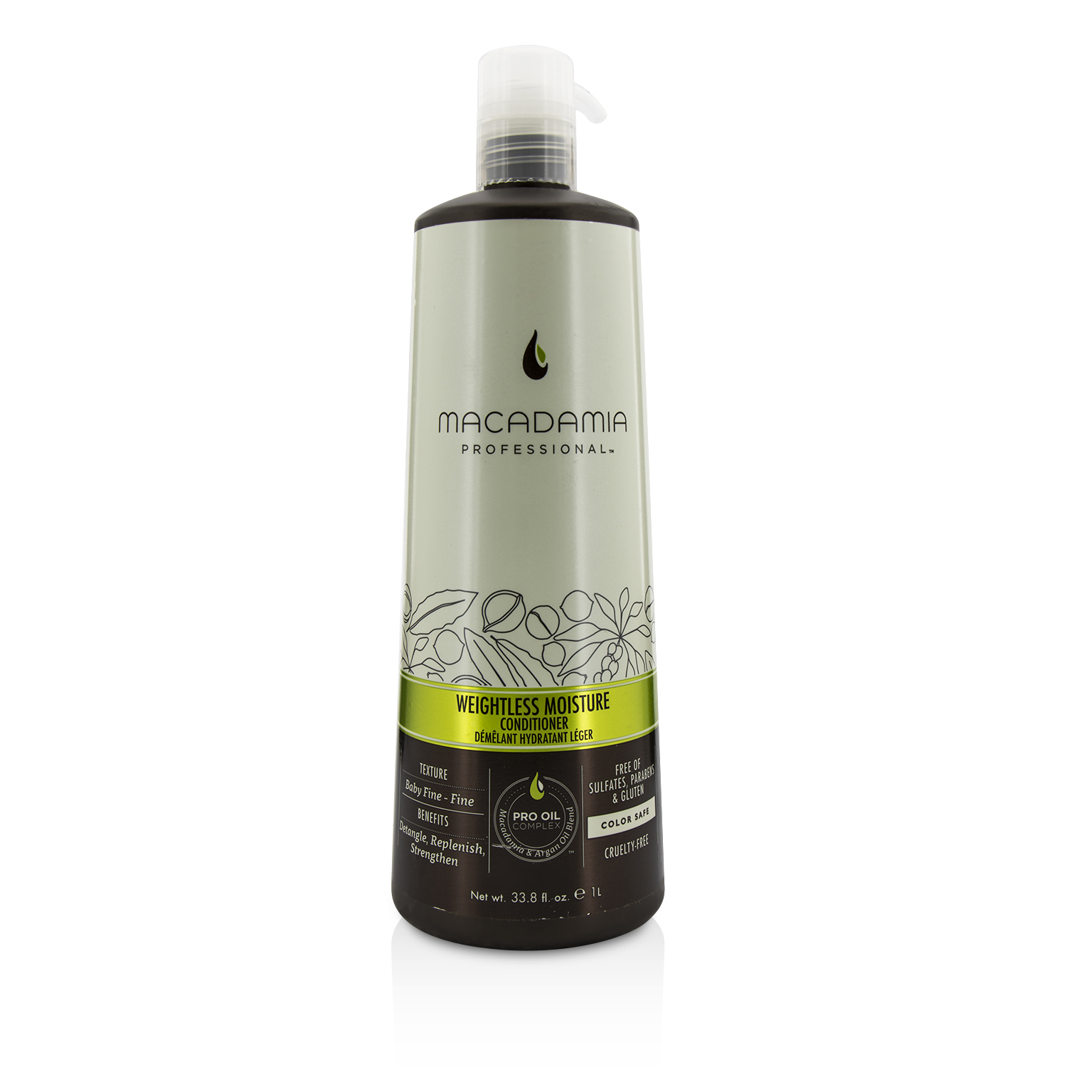 Macadamia Natural Oil بلسم مرطب خفيف احترافي 1000ml/33.8oz