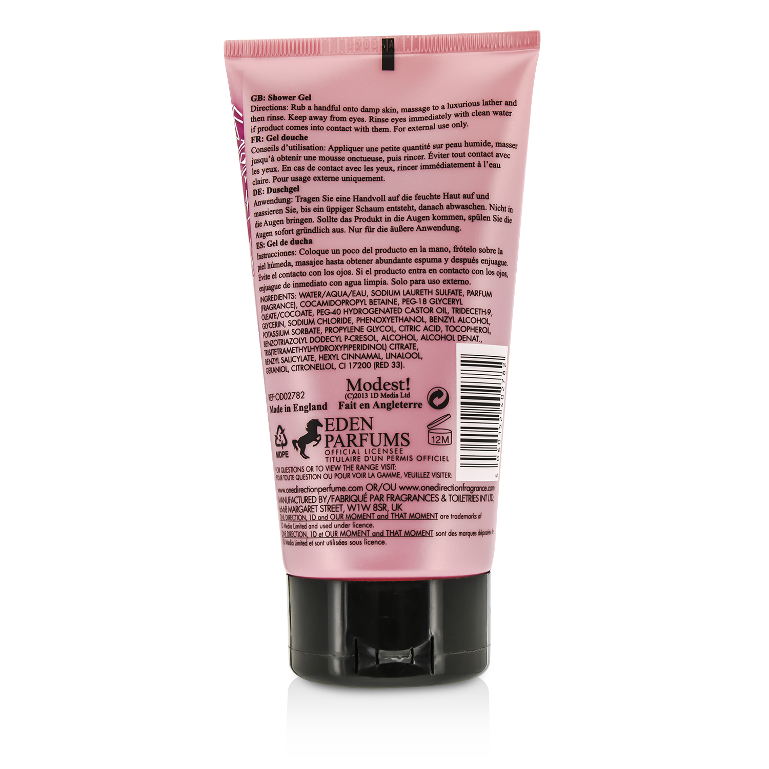 One Direction That Moment Shower Gel 150ml/5.1oz