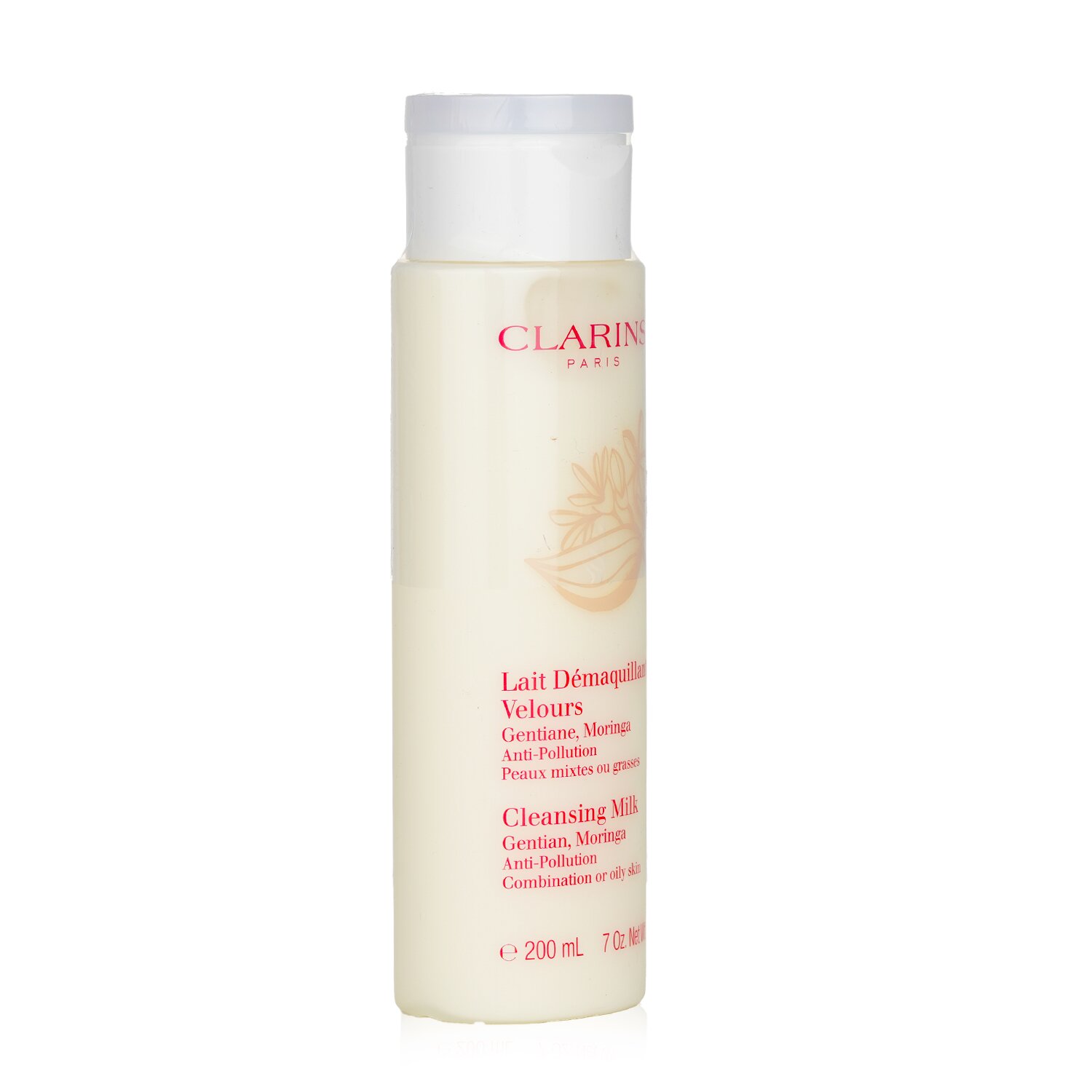 Clarins ทำความสะอาดสูตรน้ำนม Anti-Pollution Cleansing Milk - ผิวผสม/ ผิวมัน 200ml/7oz