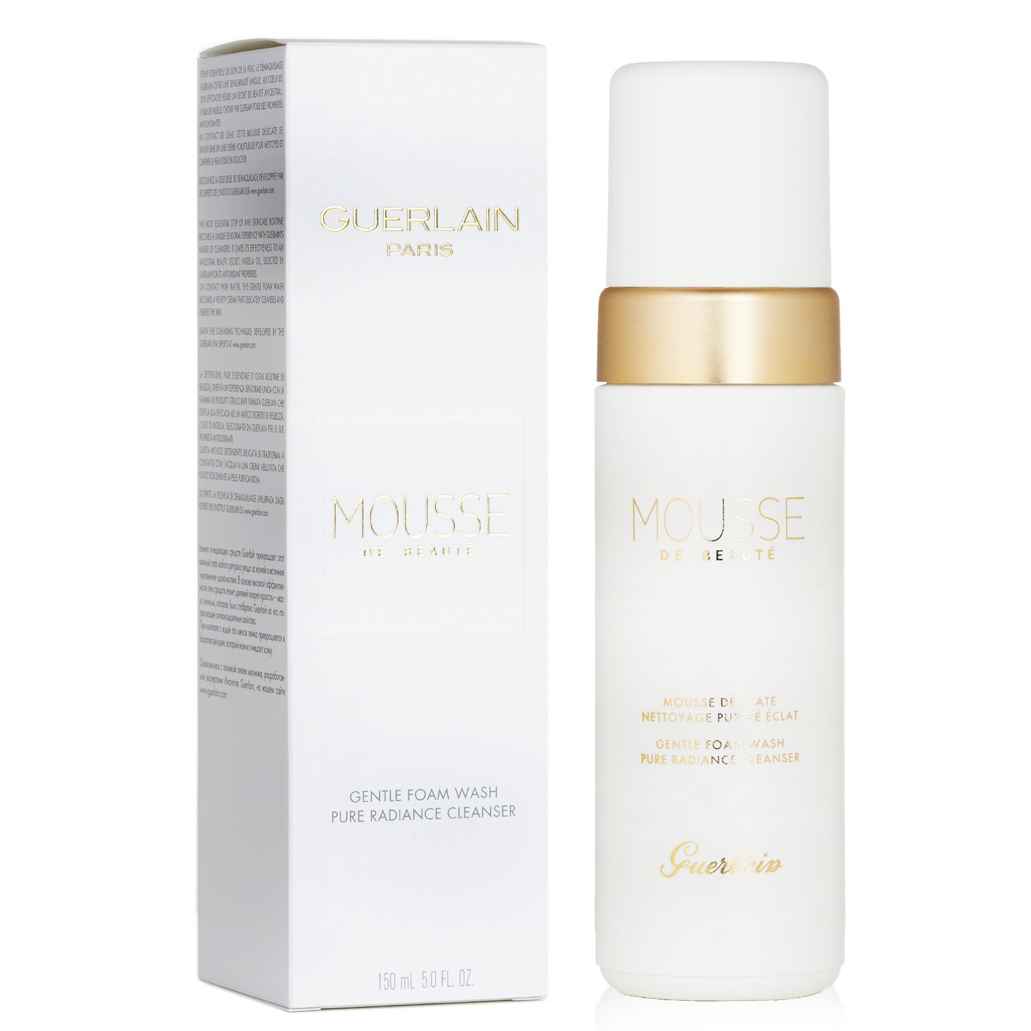 Guerlain Pure Radiance תכשיר ניקוי - Mousse De Beaute קצף ניקוי עדין 150ml/5oz