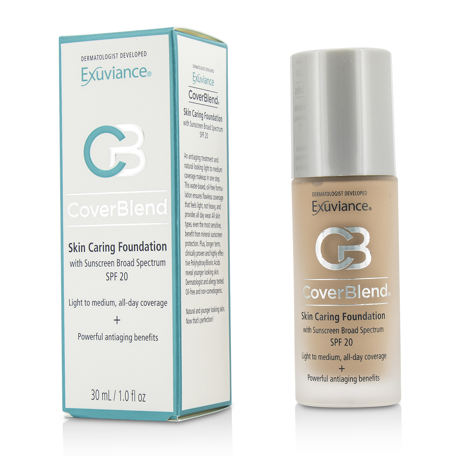 Exuviance CoverBlend Skin Caring Foundation SPF20 30ml/1oz