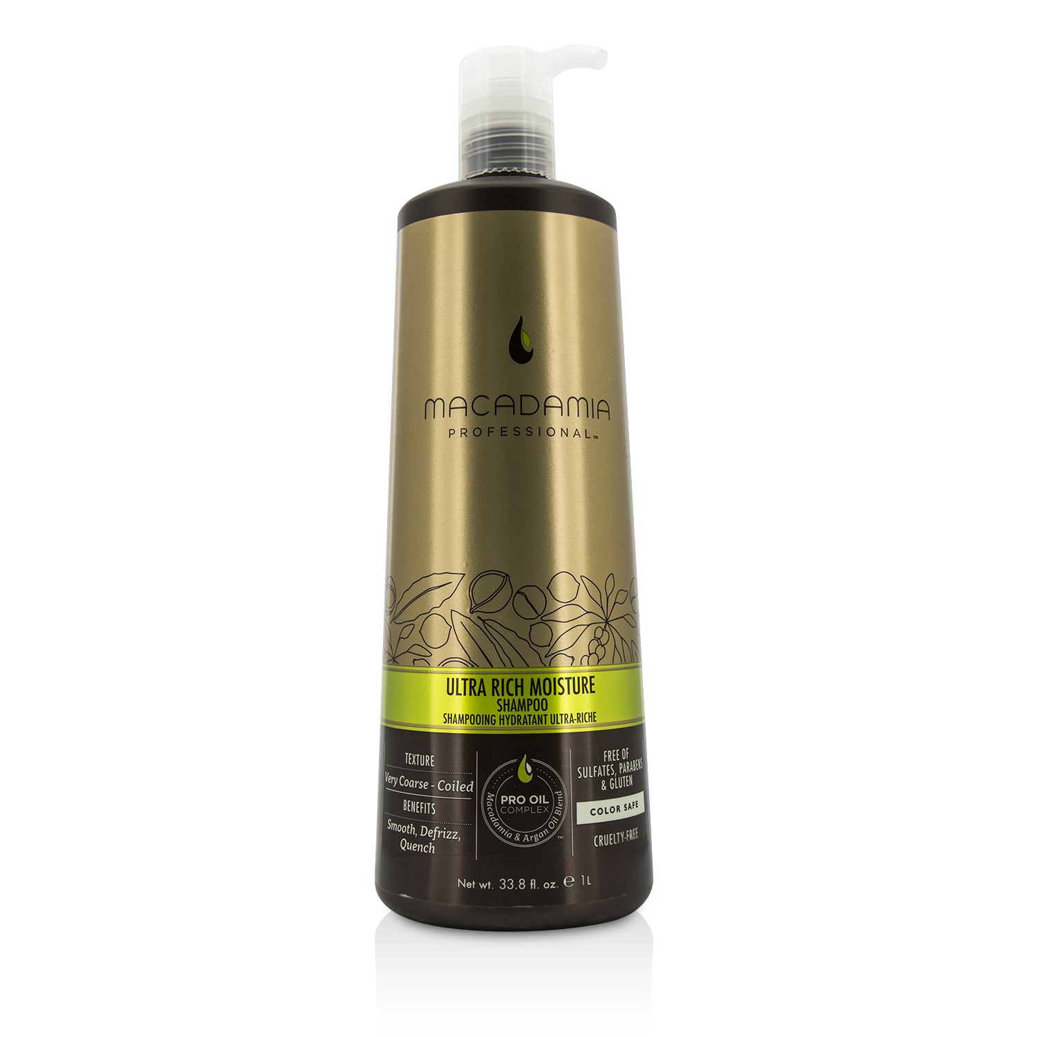 Macadamia Natural Oil شامبو مرطب كثيف احترافي 1000ml/33.8oz