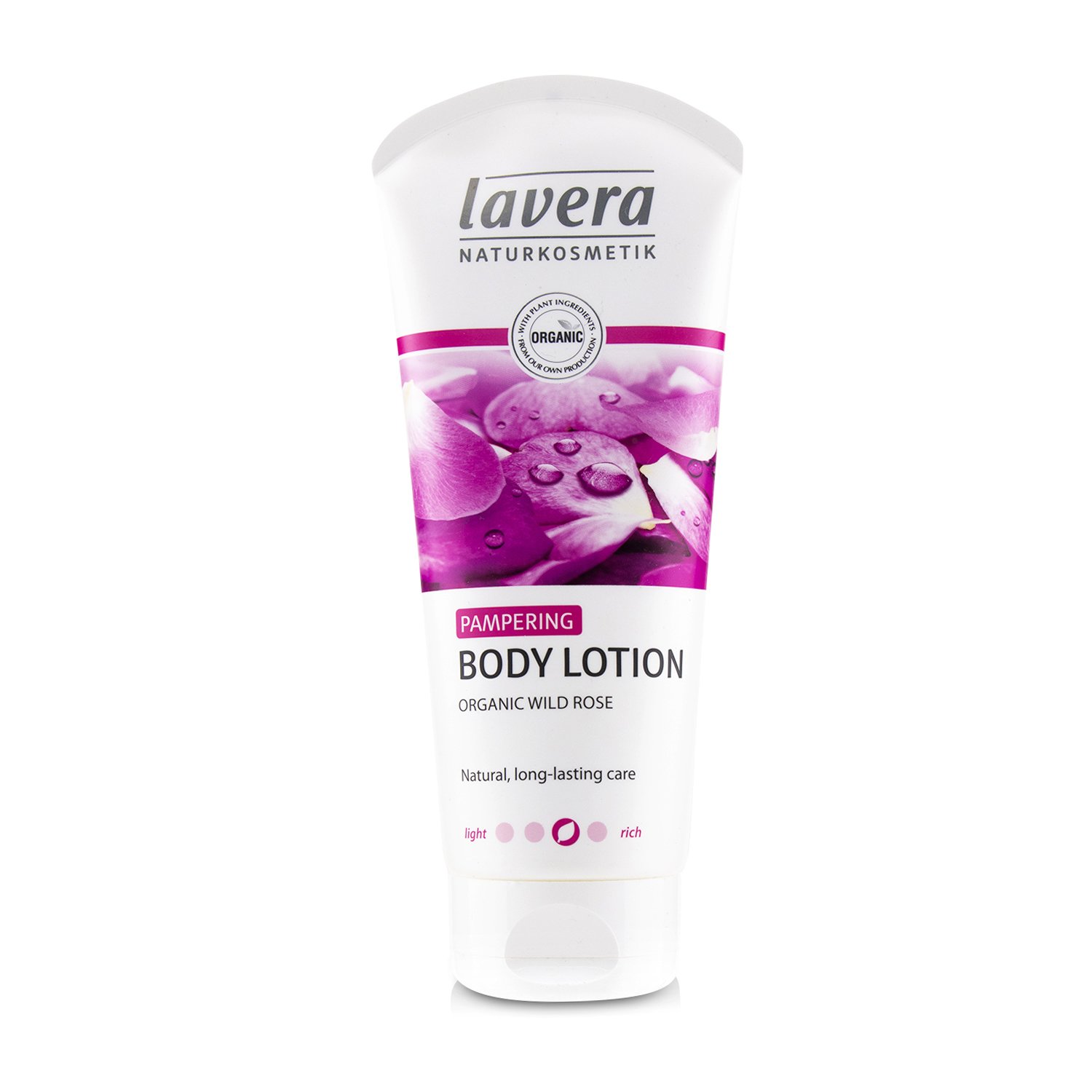 Lavera Organic Wild Rose Pampering Body Lotion - Losion Badan 200ml/6.6oz