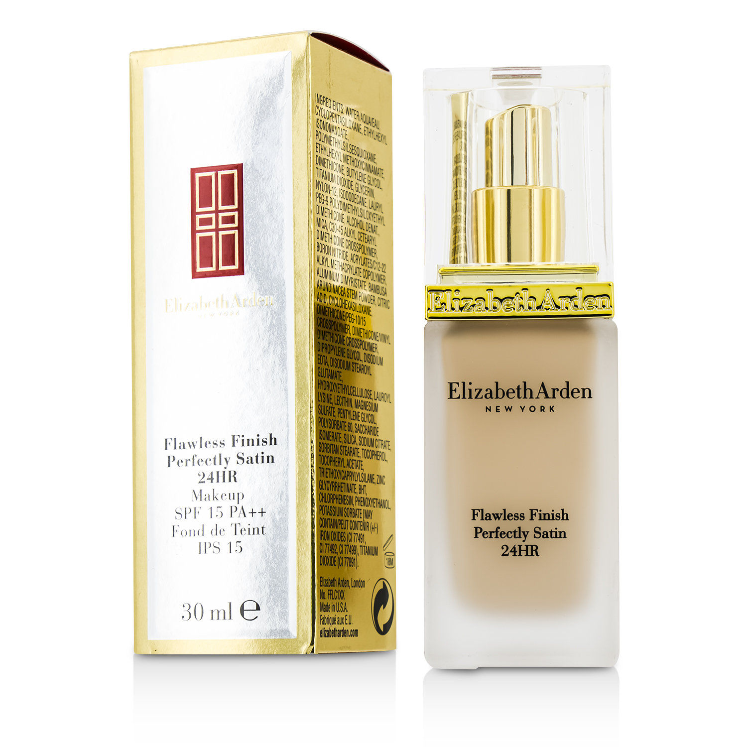 Elizabeth Arden Flawless Finish Perfectly Satin 24HR Makeup SPF15 30ml/1oz