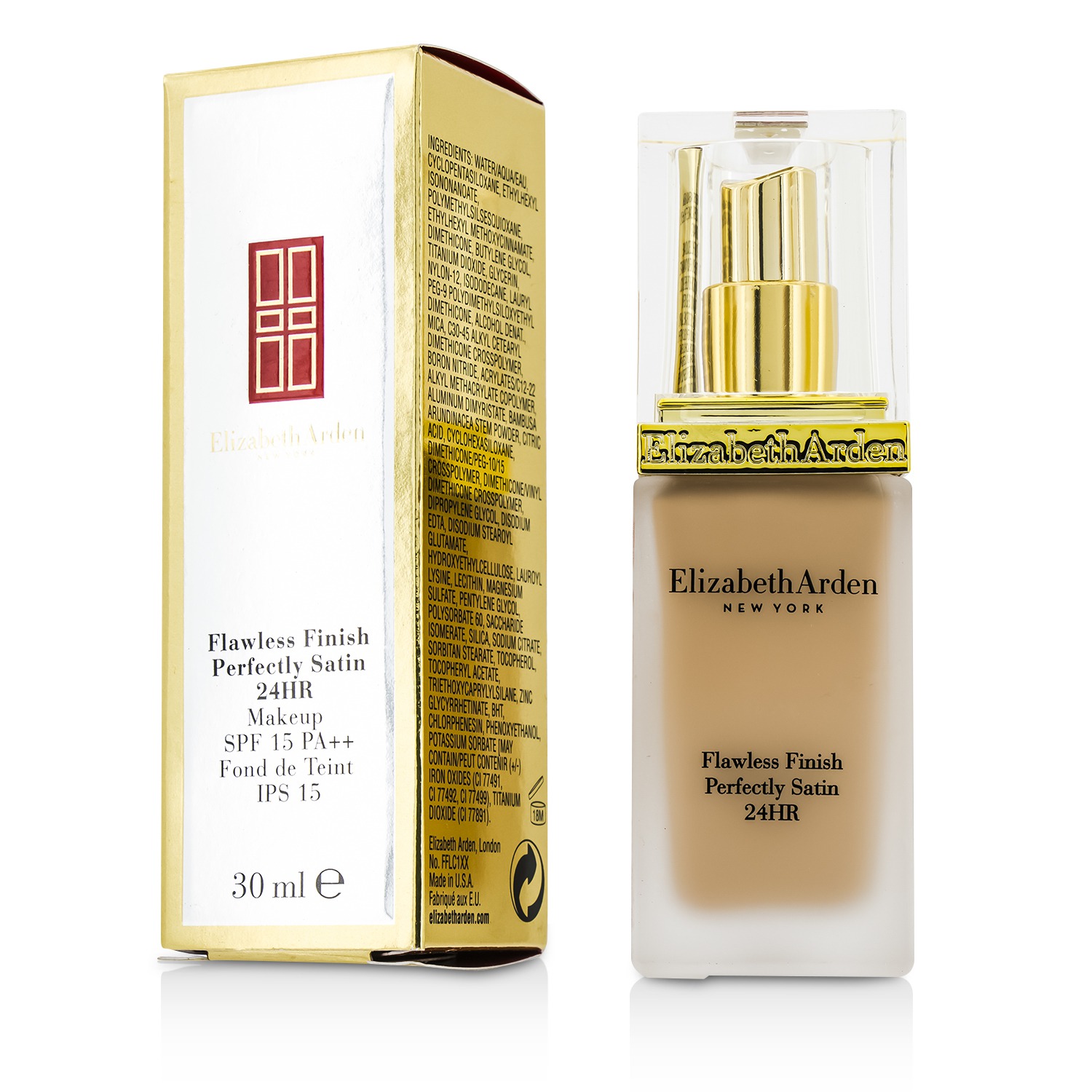 Elizabeth Arden Qüsursuz Nəticə Mükəmməl Atlaz Kimi 24 Saat Tonal Krem SPF 15 30ml/1oz