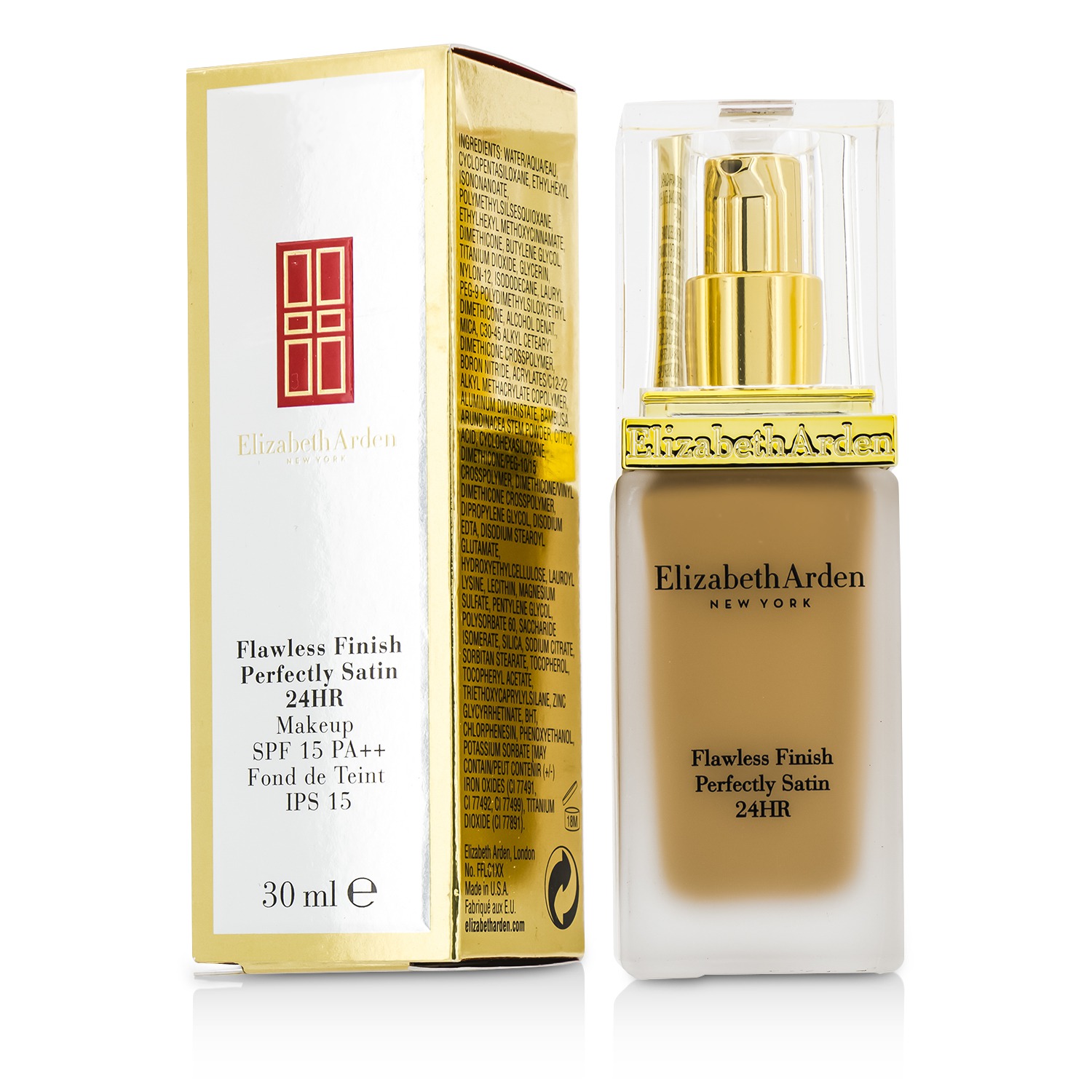 엘리자베스 아덴 Elizabeth Arden 플로리스 피니쉬 퍼팩틀리 사틴 24HR 메이크업 SPF15 30ml/1oz