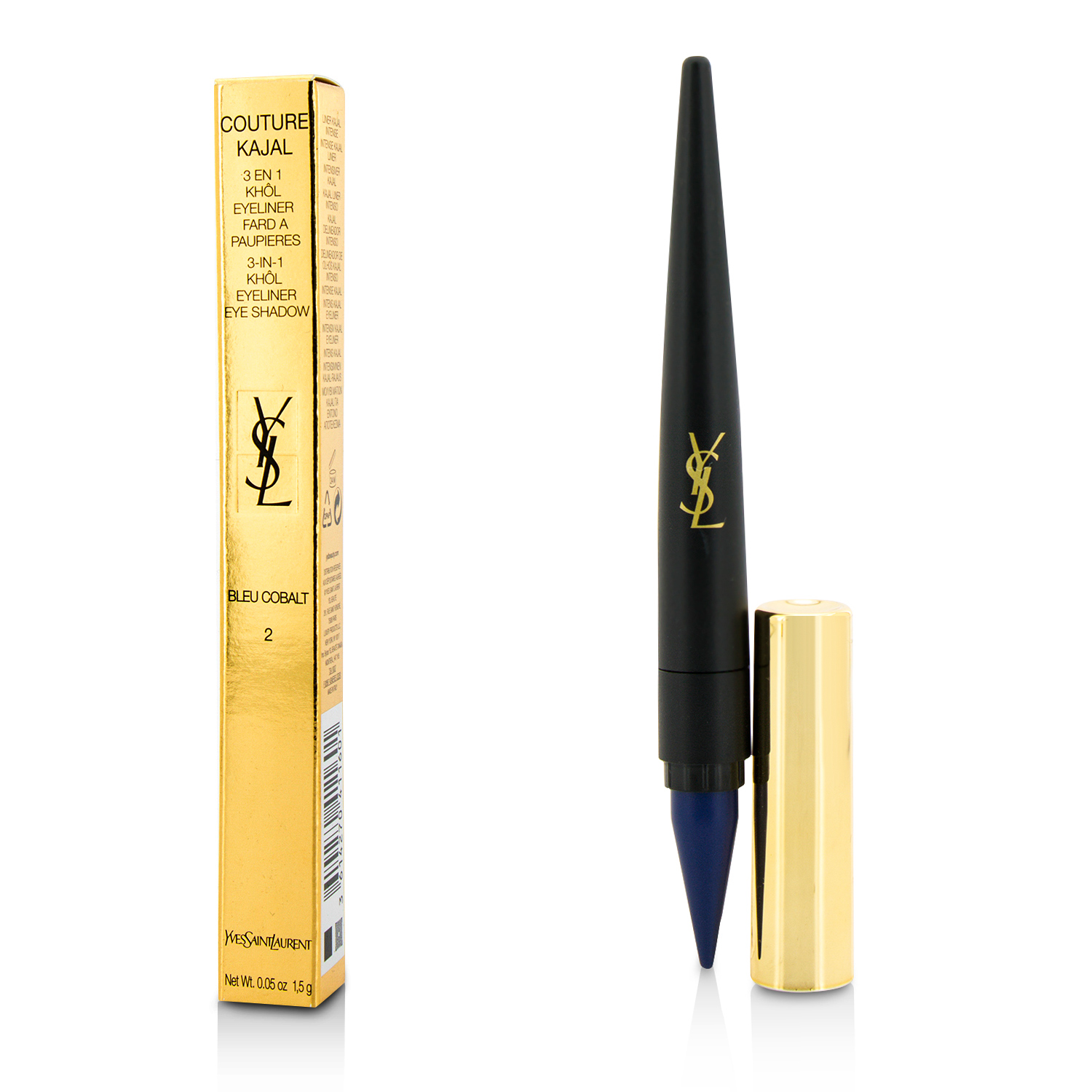 Yves Saint Laurent Couture Kajal 3 in 1 Eye Pencil (Khol/Eyeliner/Eye Shadow) 1.5g/0.05oz