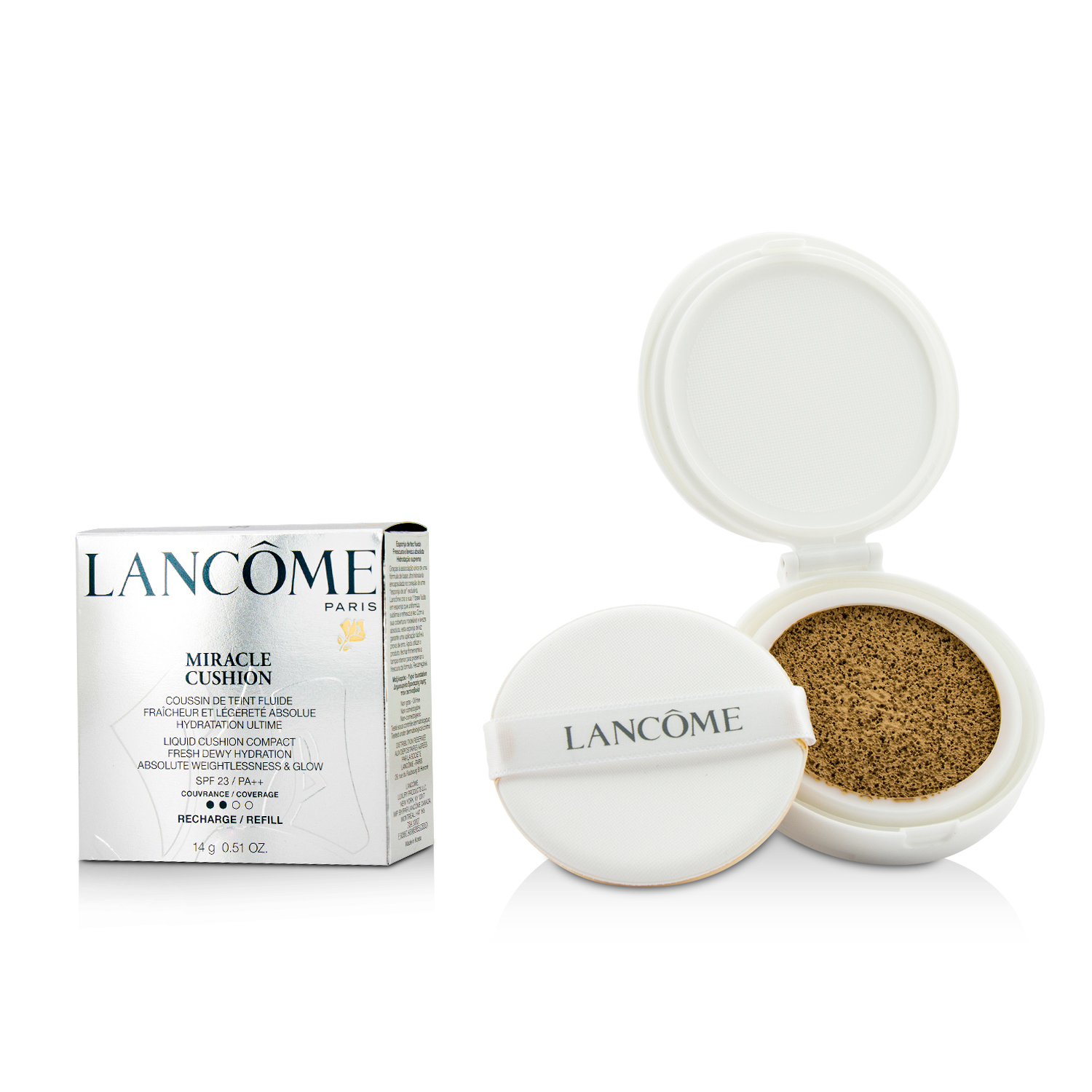 Lancome Miracle Cushion Жидкая Компактная Основа SPF 23 Запасной Блок 14g/0.51oz