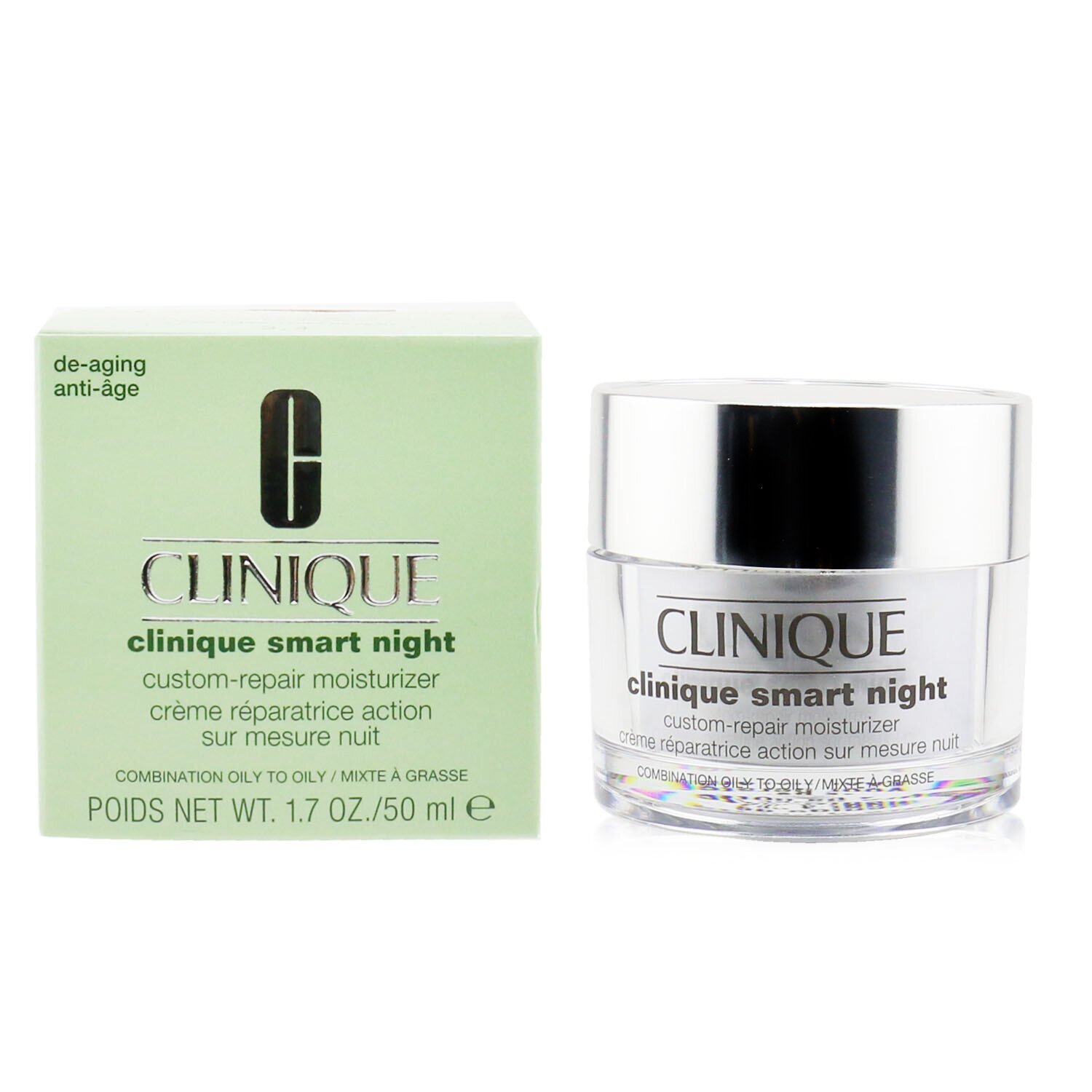 Clinique Smart Night Custom-Repair Moisturizer (Combination Oily to Oily) 50ml/1.7oz