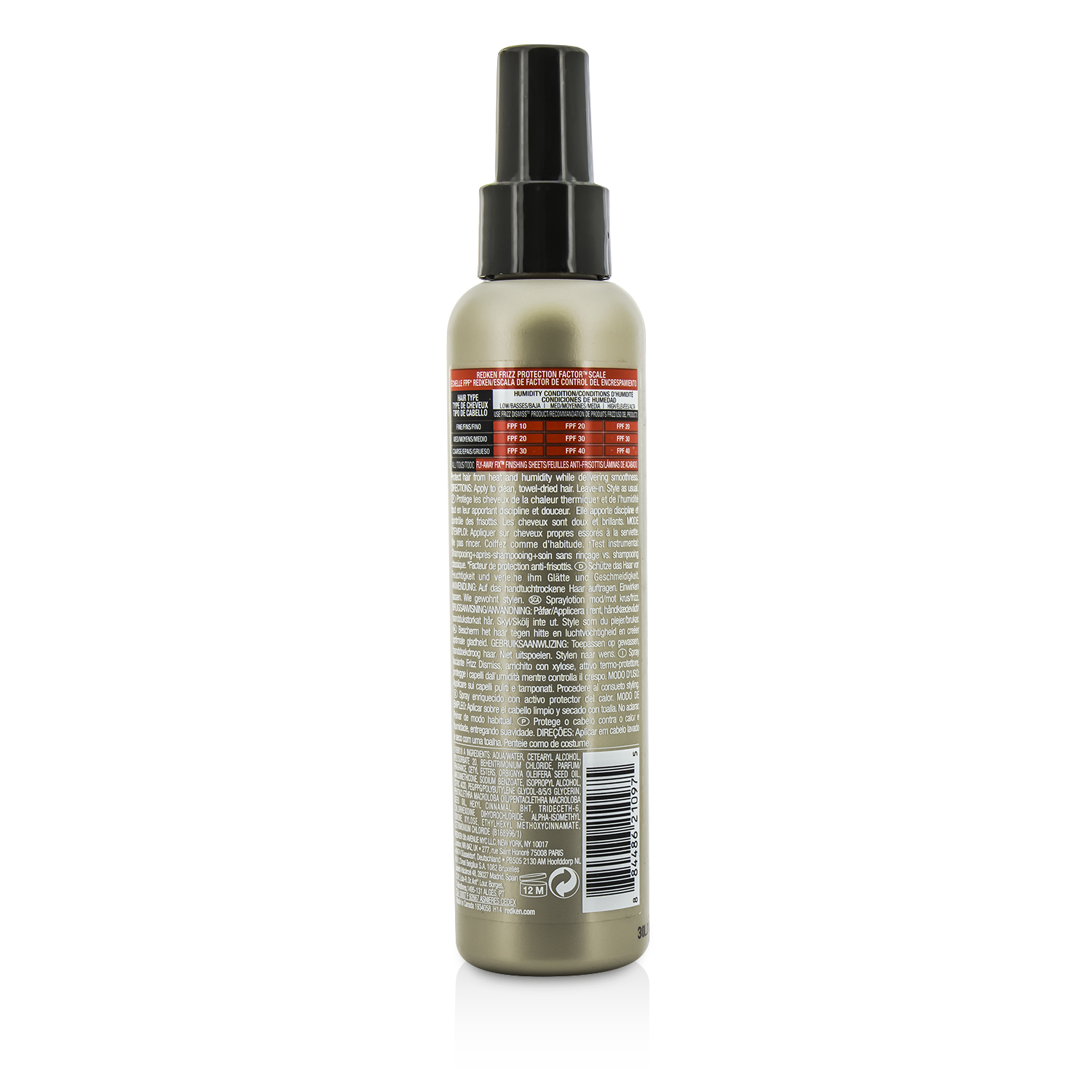 Redken Frizz Dismiss FPF20 Smooth Force Lightweight Smoothing Lotion Spray (Untuk Rambut Tipis / Medium) 150ml/5oz