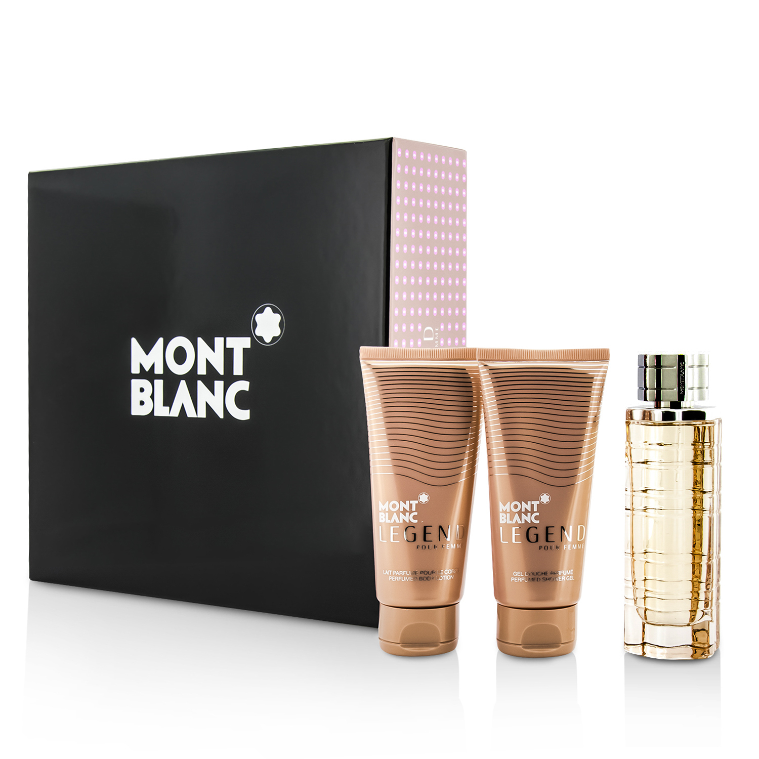 Montblanc Legend Pour Femme Coffret: Eau De Parfum Spray 75ml/2.5oz + Body Lotion 100ml/3.3oz + Shower Gel 100ml/3.3oz 3pcs