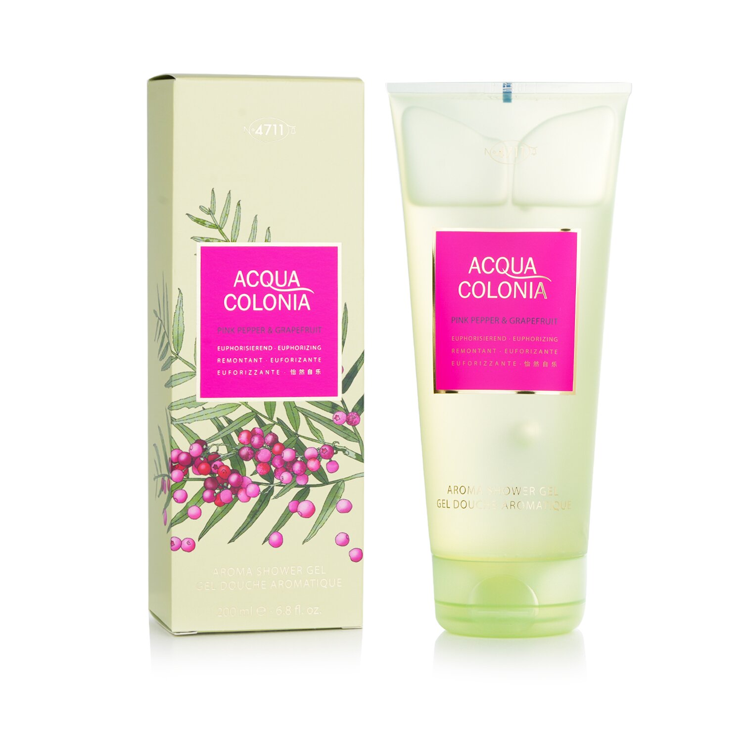 4711 Acqua Colonia Pink Pepper & Grapefruit Aroma Shower Gel 200ml/6.8oz