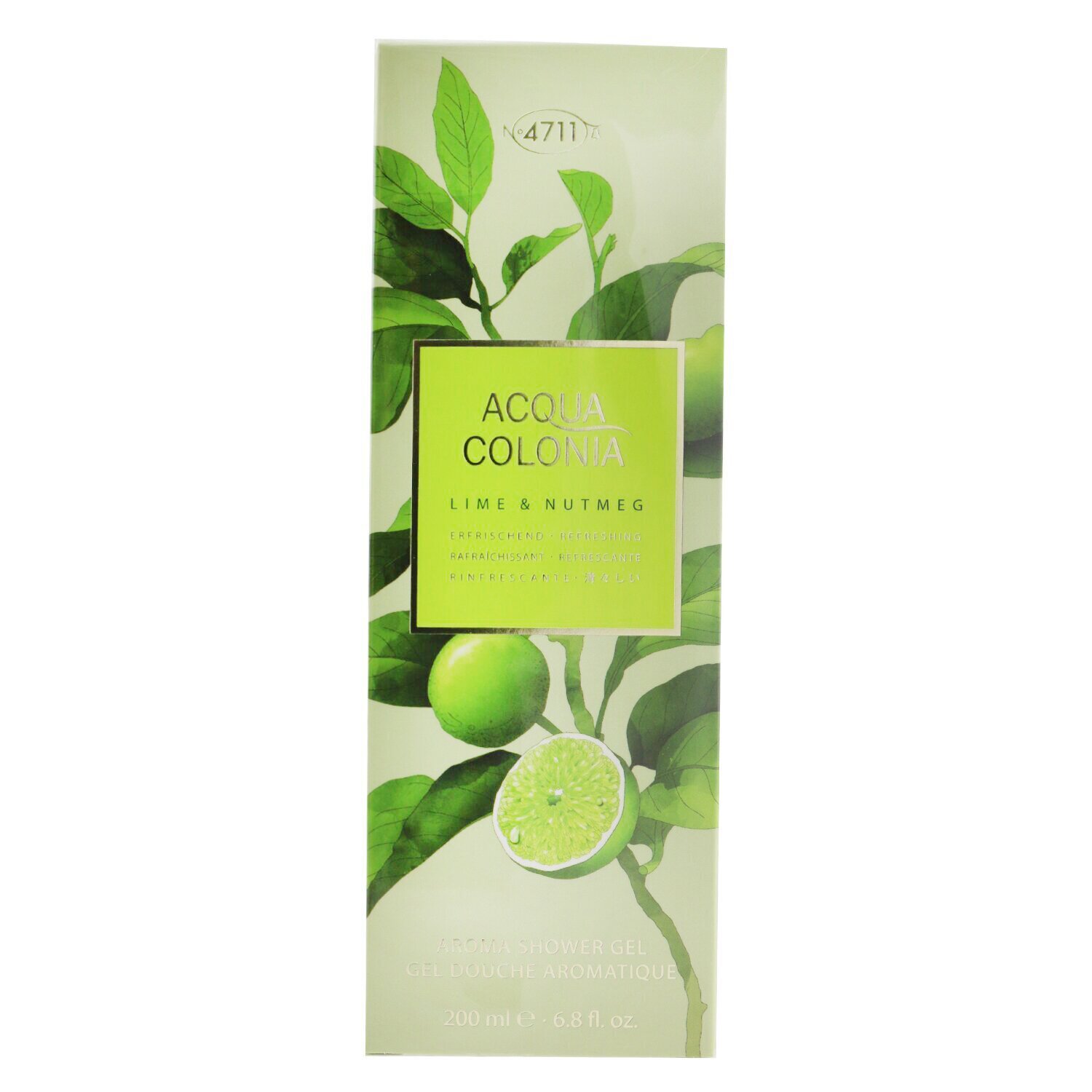 4711 Acqua Colonia Lime & Nutmeg Aroma Shower Gel 200ml/6.8oz