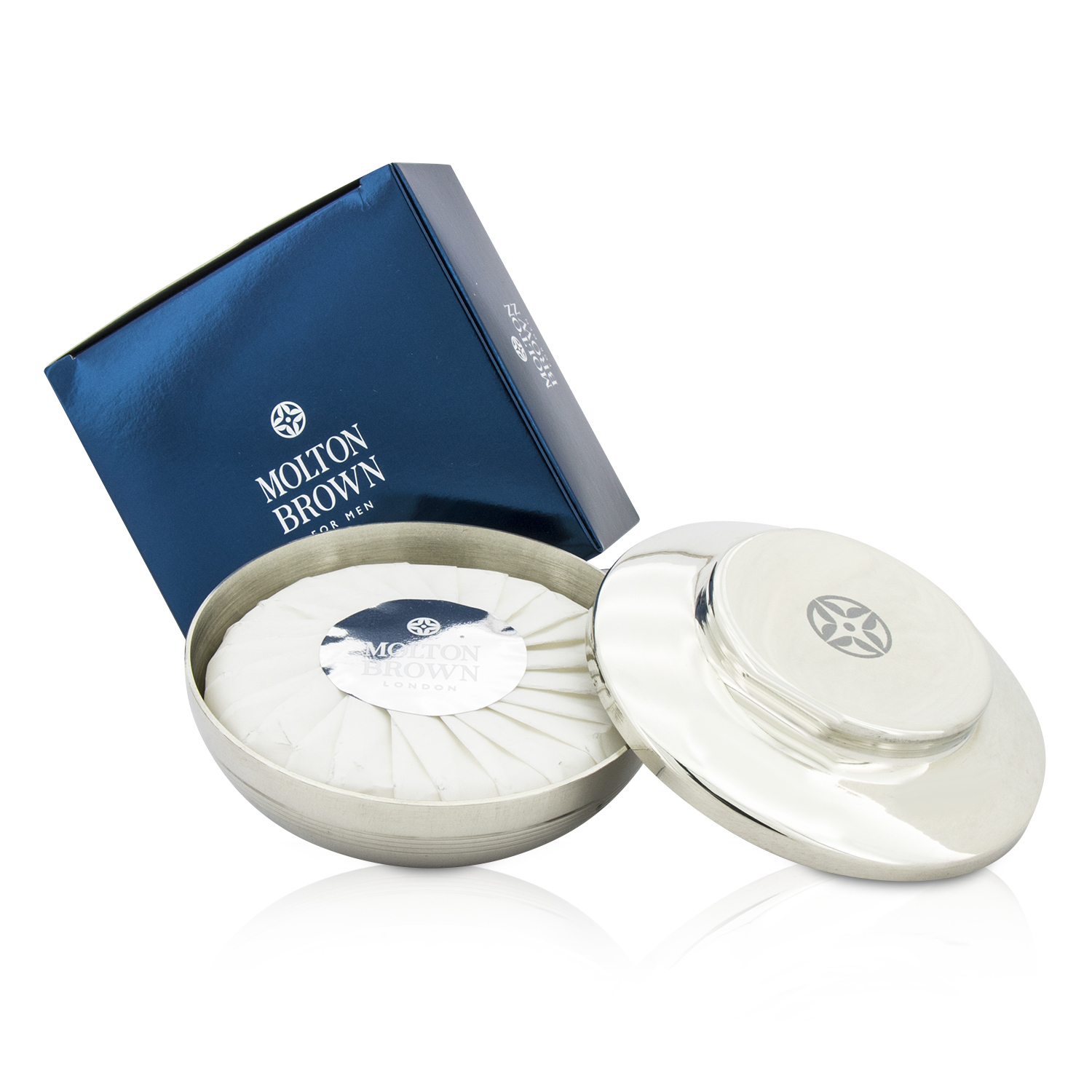 Molton Brown Zestaw Moisture-Rich Shaving Soap in a Bowl: Shaving Soap 100g + Shaving Bowl 1pc 2pcs