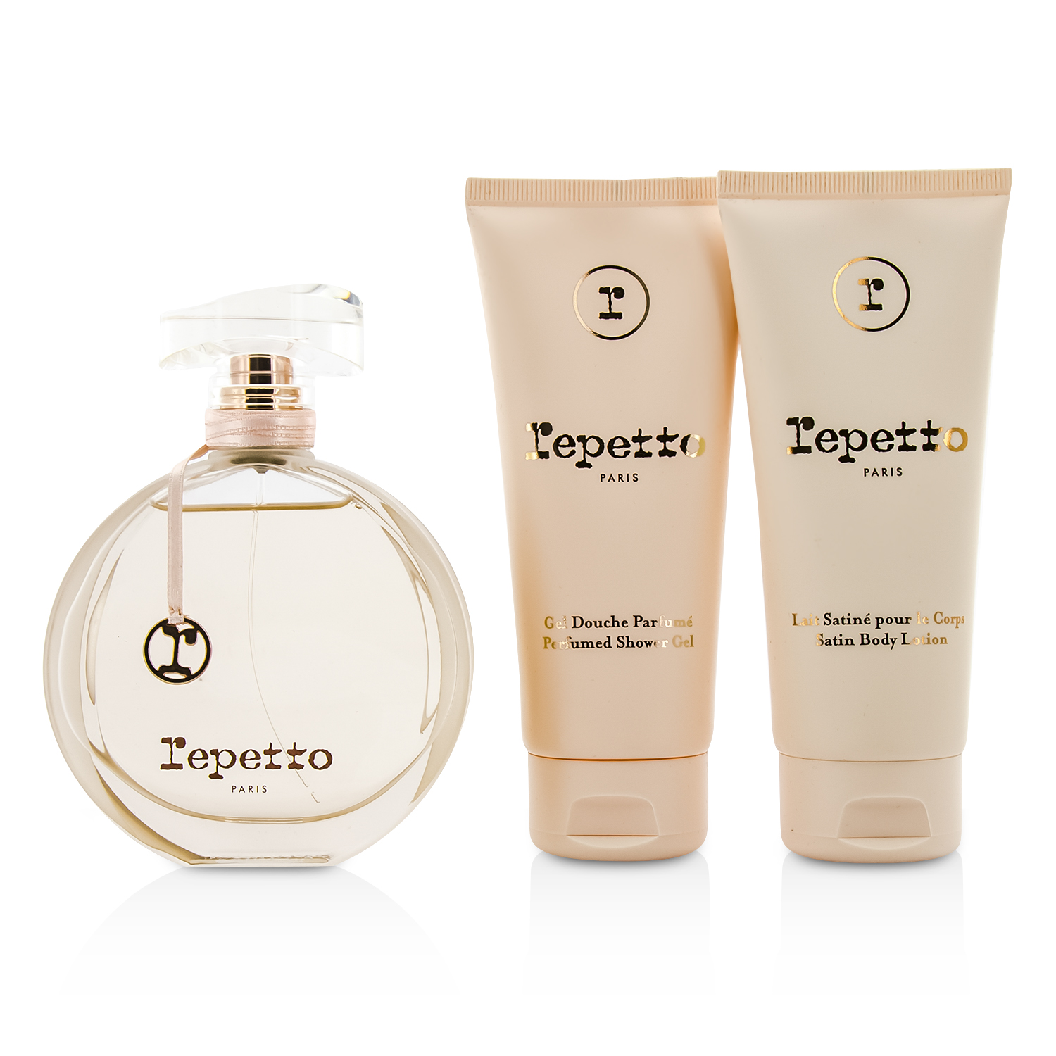 Repetto Repetto Coffret: Eau De Toilette Spray 80ml/2.6oz + Loción Corporal 100ml/3.3oz + Gel de Ducha 100ml/3.3oz 3pcs