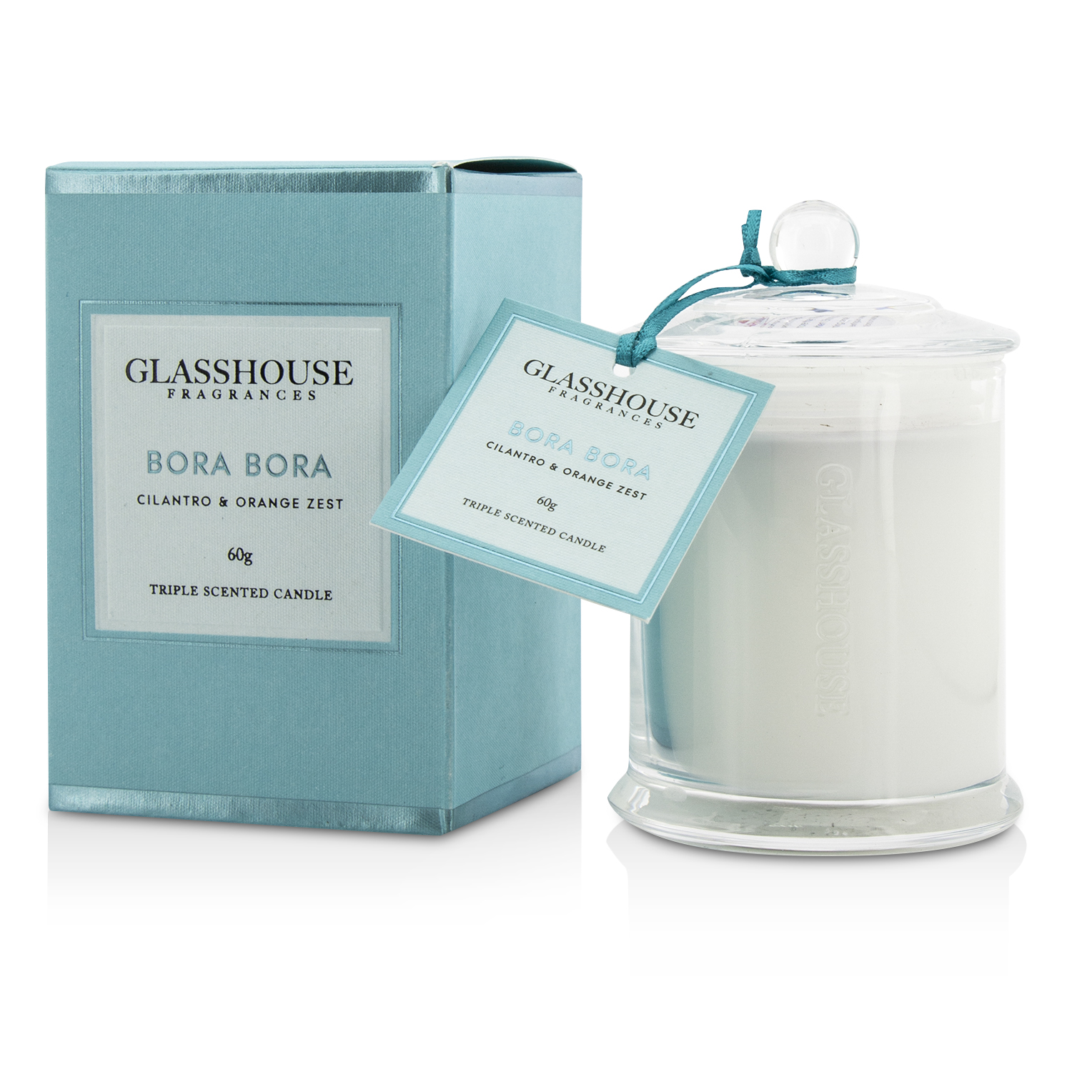 Glasshouse Triple Scented Candle - Bora Bora 60g