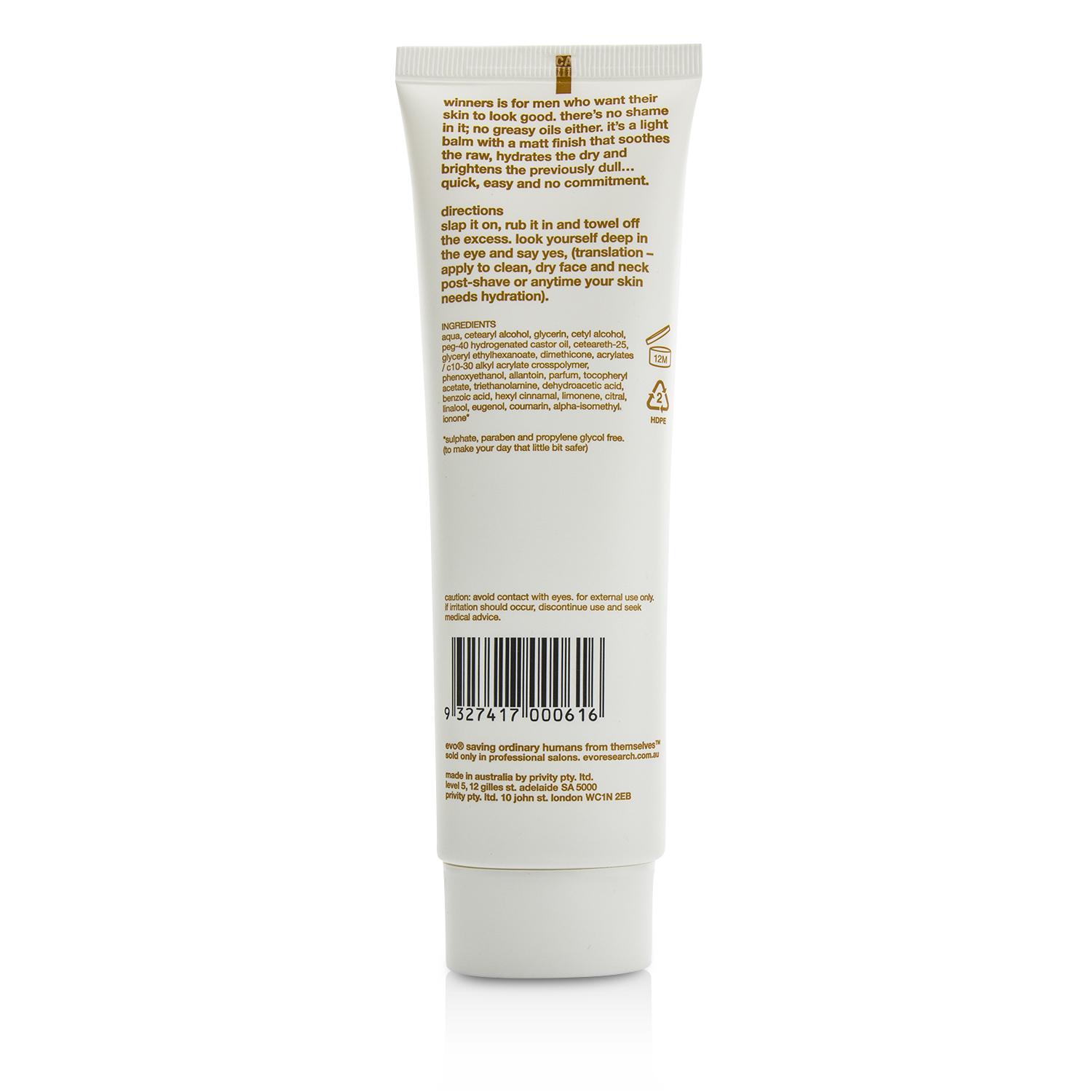 Evo Winners Face Balm 150ml/5.1oz