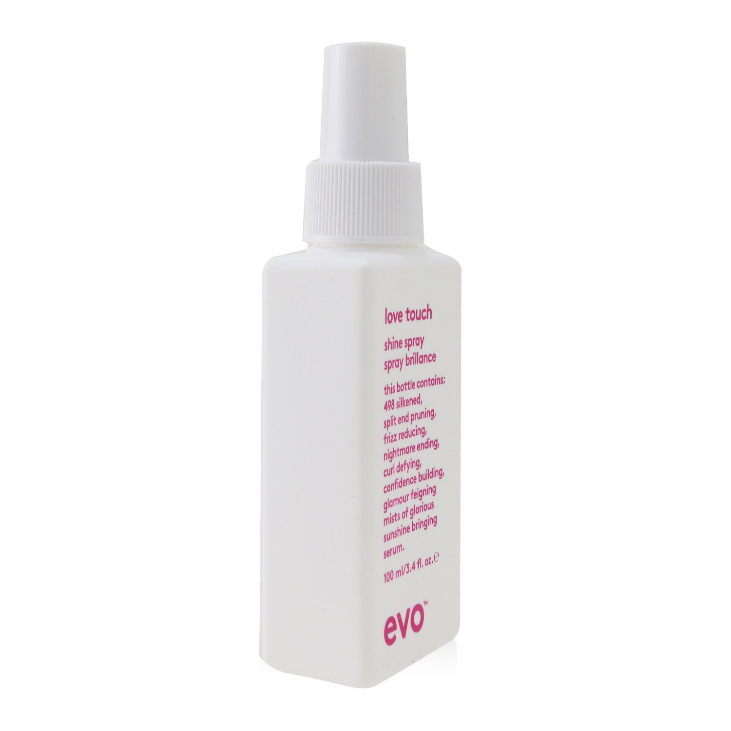 Evo Love Touch Shine Spray (For All Hair Types, Especially Thick, Coarse Hair) 100ml/3.4oz