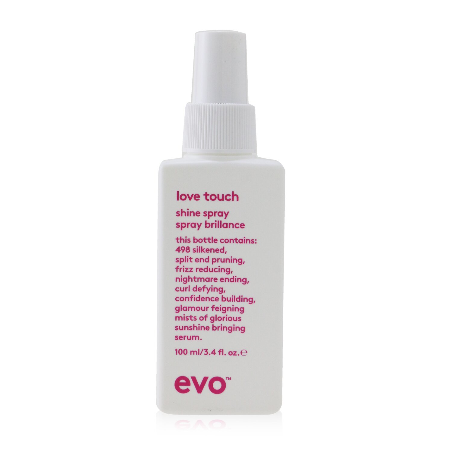 Evo Love Touch Shine Spray (For All Hair Types, Especially Thick, Coarse Hair) 100ml/3.4oz