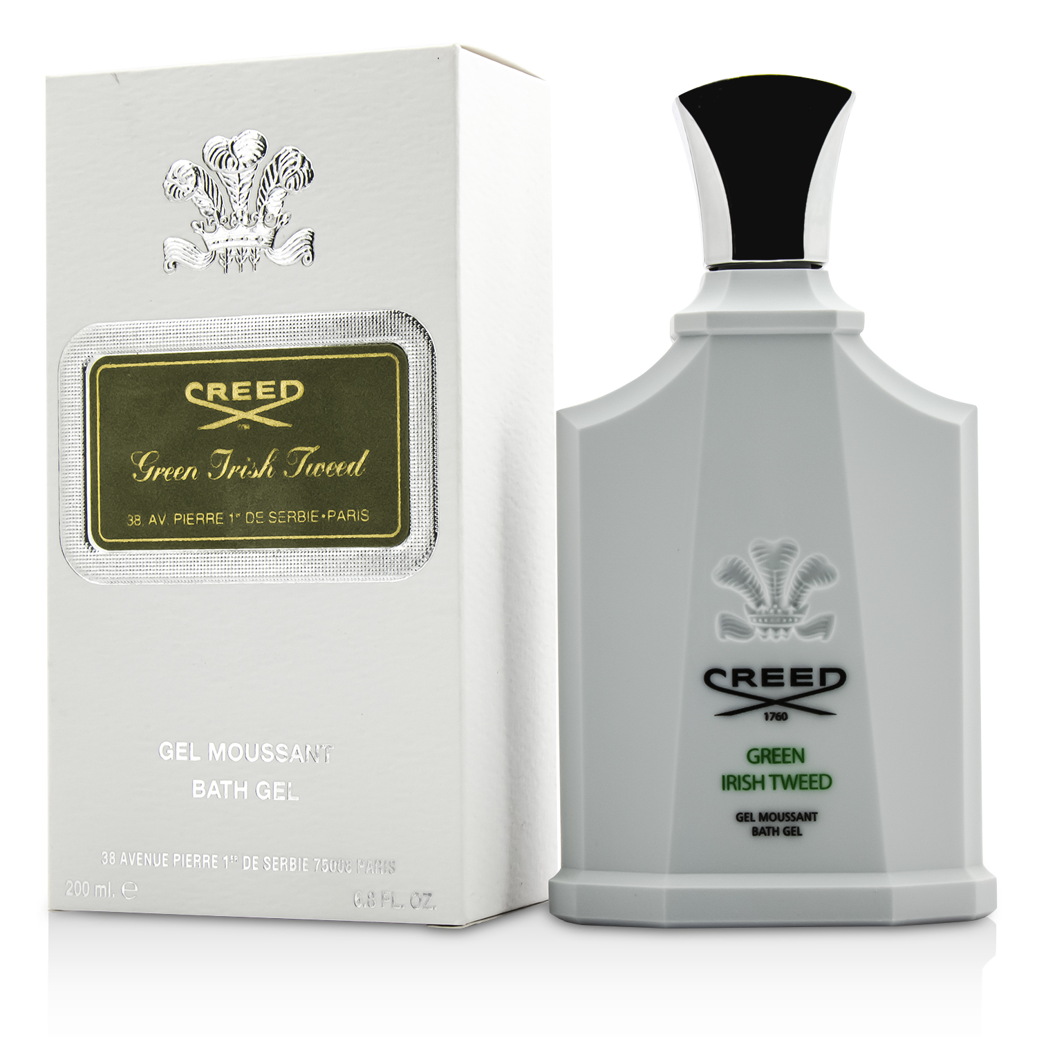 Creed Żel do kąpieli Creed Green Irish Tweed Bath Gel 200ml/6.8oz