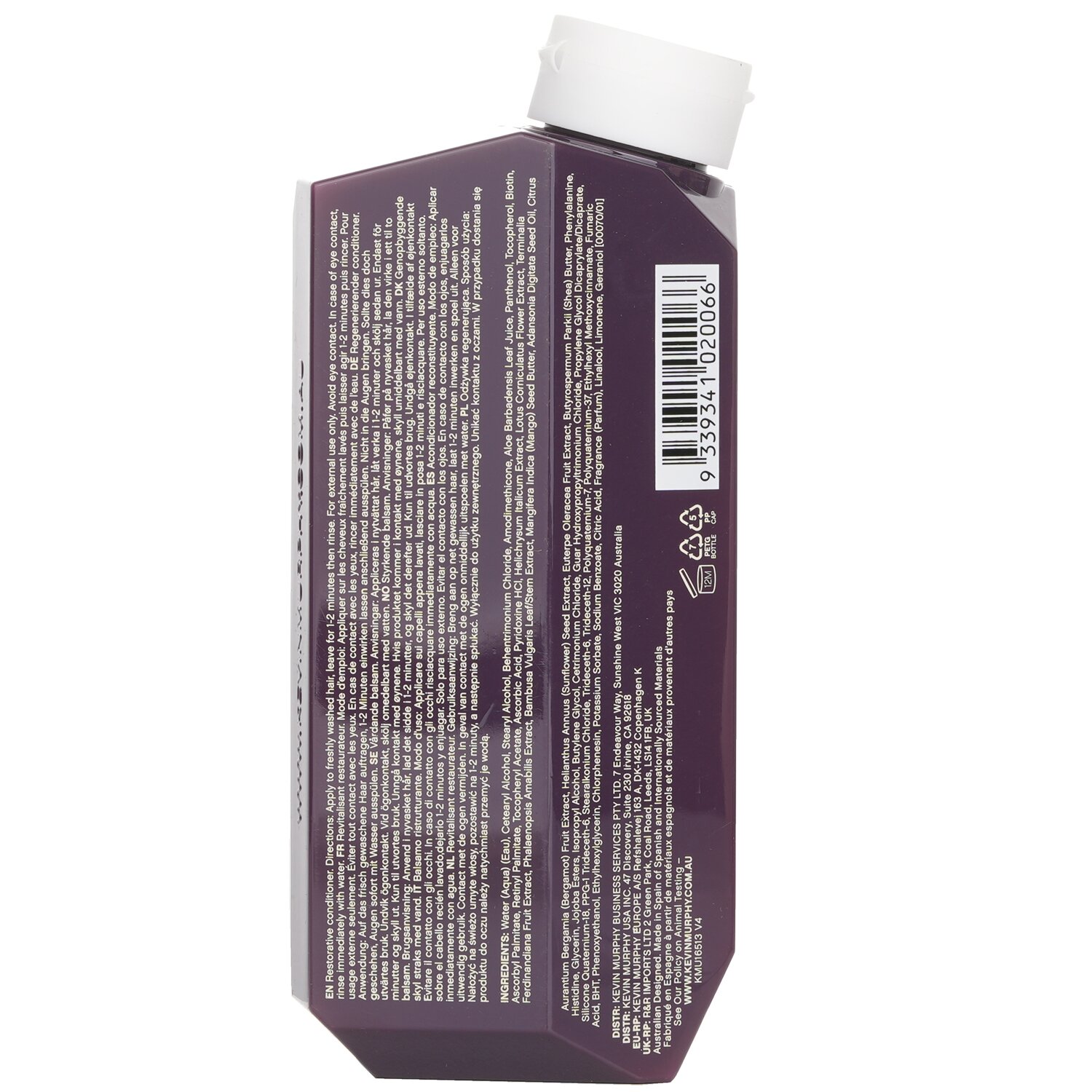 Kevin.Murphy Young.Again.Rinse (Balsam cu Imortele și Baobab pentru Catifelare și Regenerare - Păr Aspru sau Deteriorat) 250ml/8.4oz