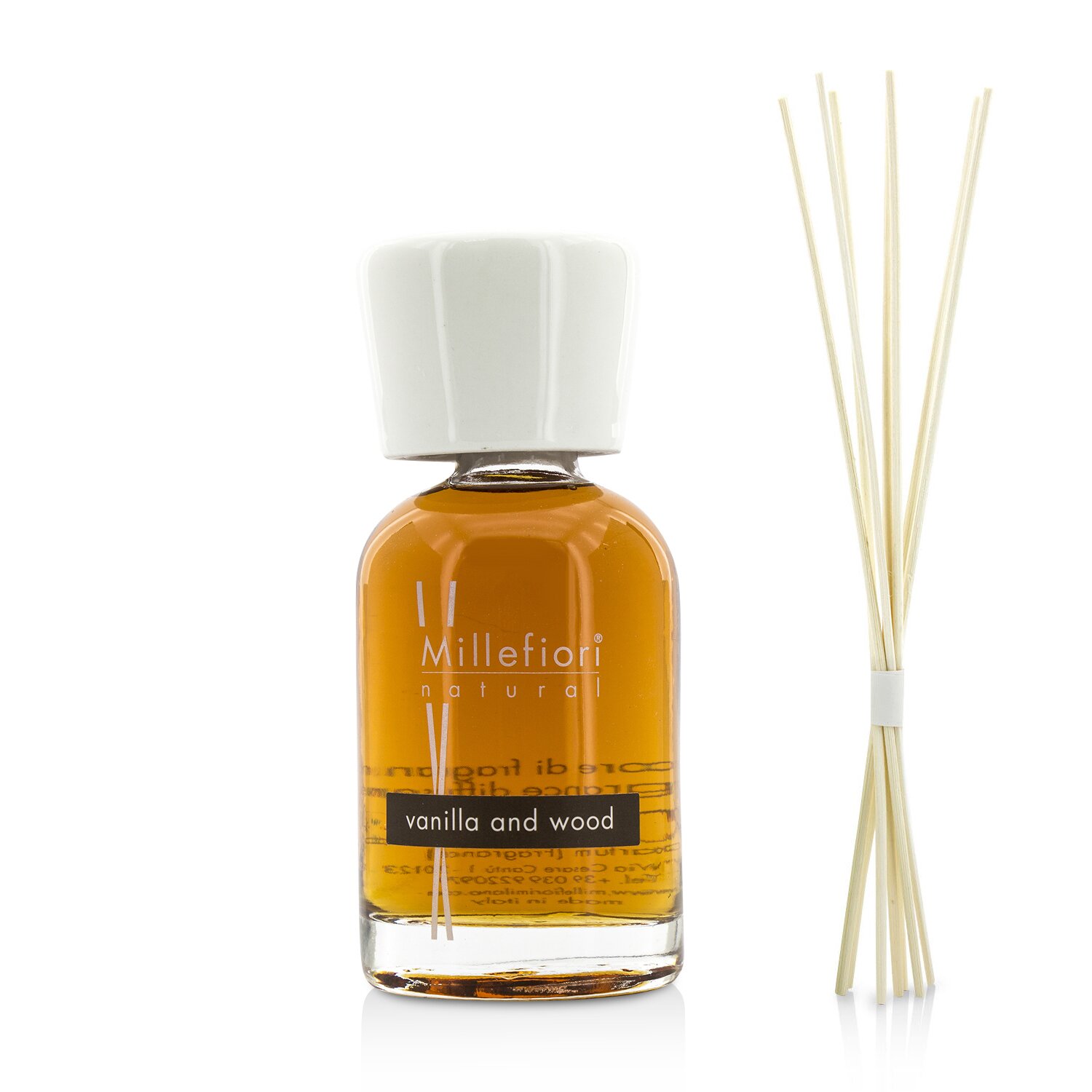 Millefiori Natural Fragrance Diffuser - Vanilla & Wood 100ml/3.38oz