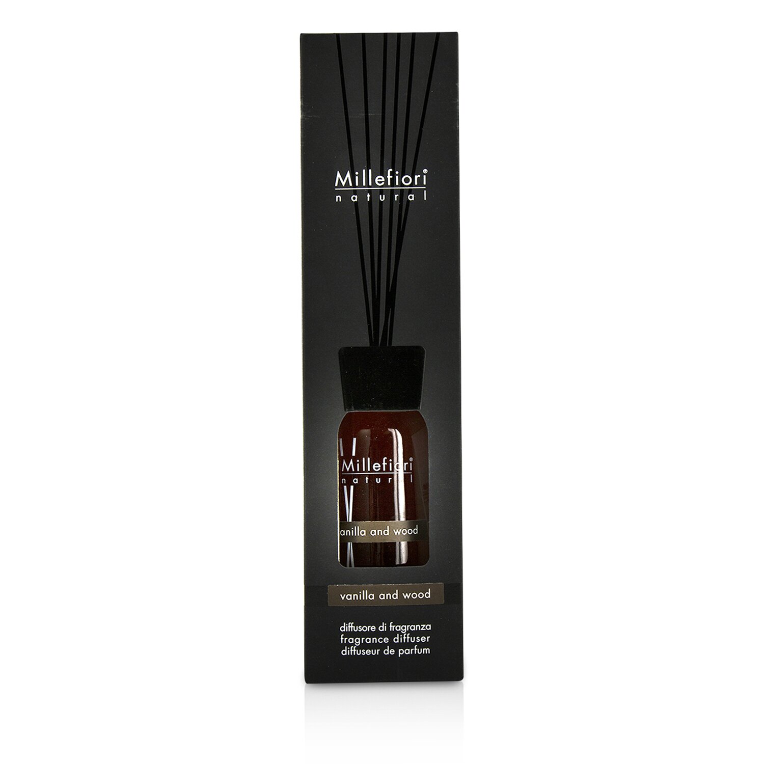 Millefiori Dyfuzor zapachowy Natural Fragrance Diffuser - Vanilla & Wood 100ml/3.38oz